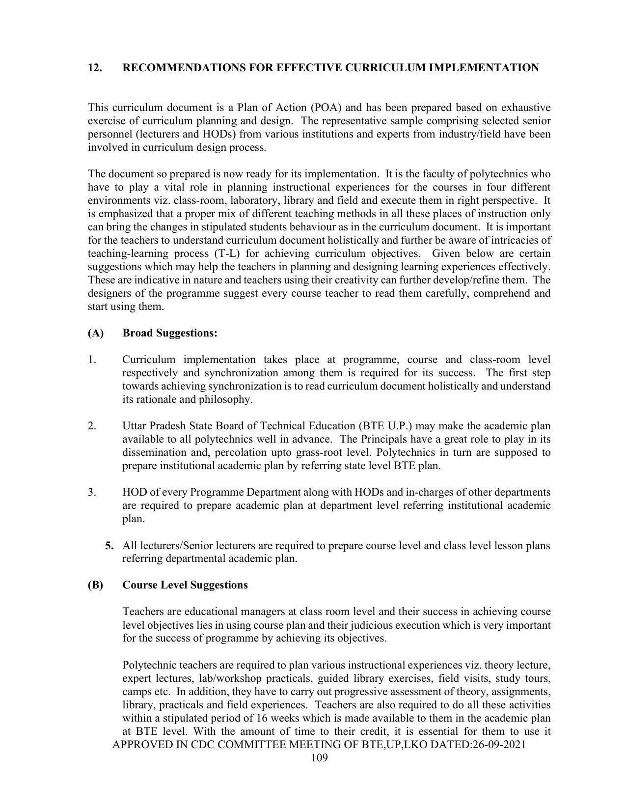 SYLLABUS FOR SEMESTER SYSTEM EFFECTIVE FROM (2021-2022) - Post Graduate Diploma in Computer Application - Page 109