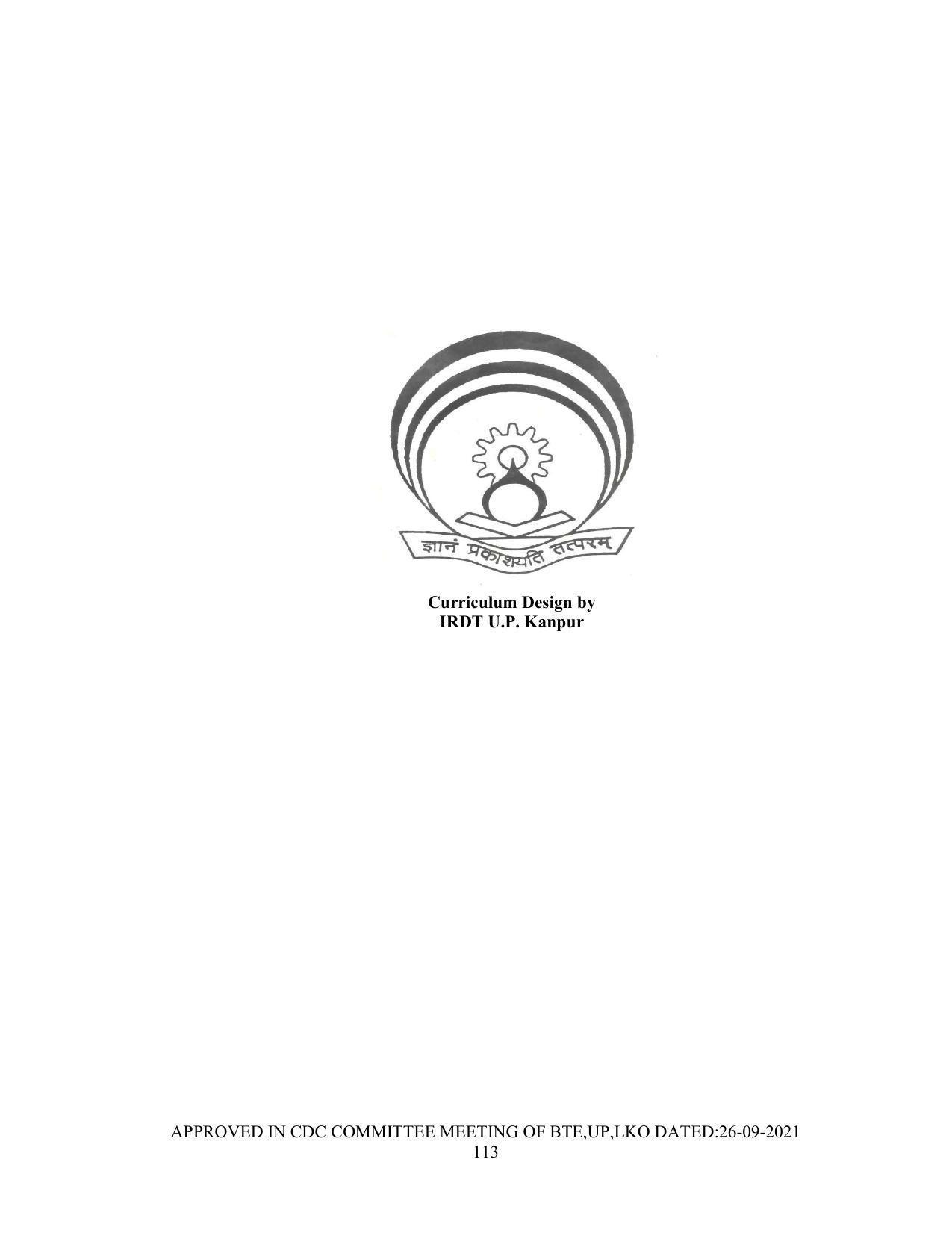 SYLLABUS FOR SEMESTER SYSTEM EFFECTIVE FROM (2021-2022) - Post Graduate Diploma in Computer Application - Page 113
