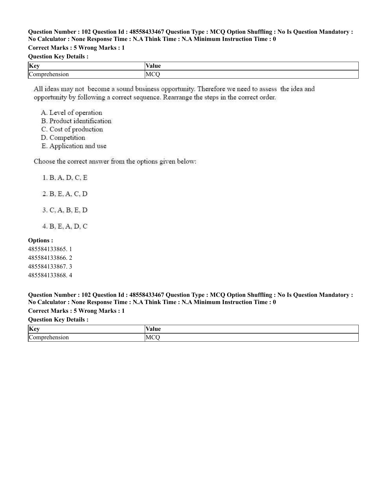 CUET 2023 English Assamese Shift 1 Question Papers - 18 June 2023 - Page 77