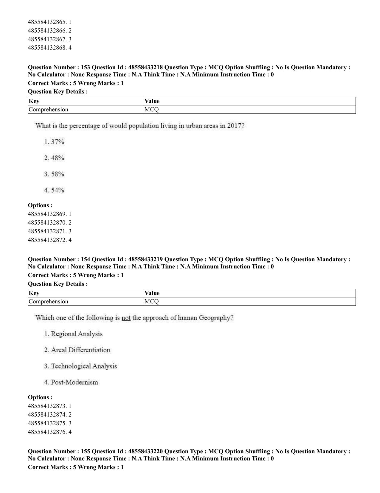 CUET 2023 English Assamese Shift 1 Question Papers - 18 June 2023 - Page 138