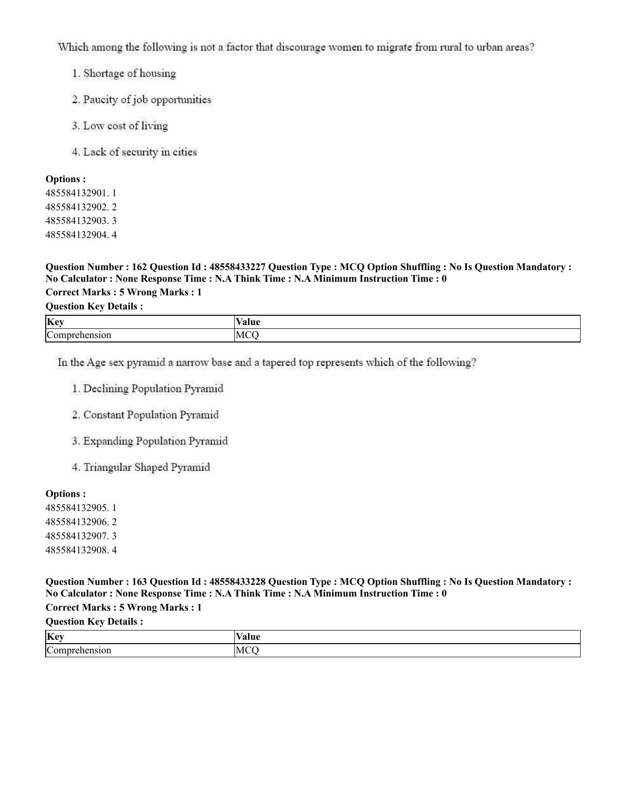 CUET 2023 English Assamese Shift 1 Question Papers - 18 June 2023 - Page 142
