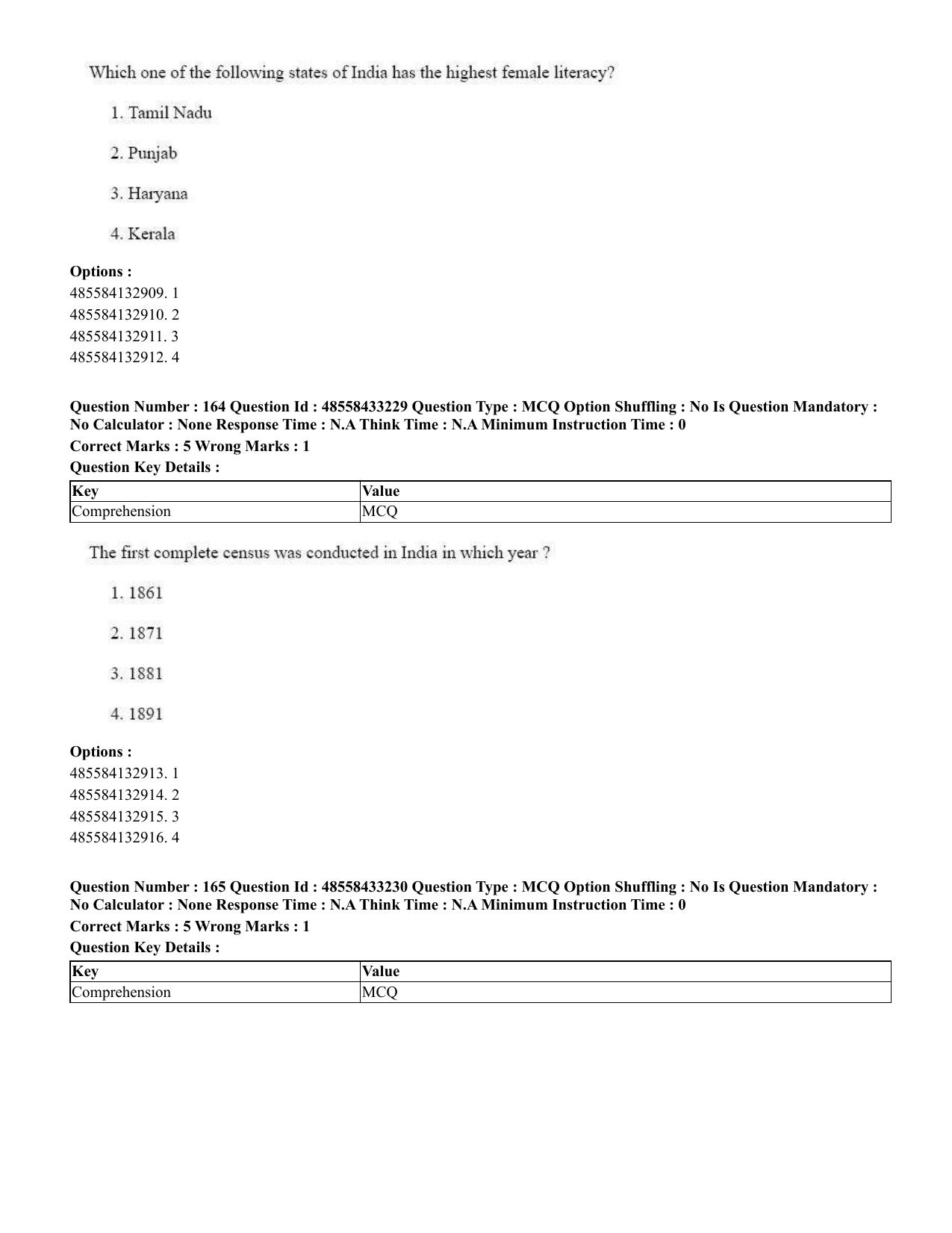 CUET 2023 English Assamese Shift 1 Question Papers - 18 June 2023 - Page 143