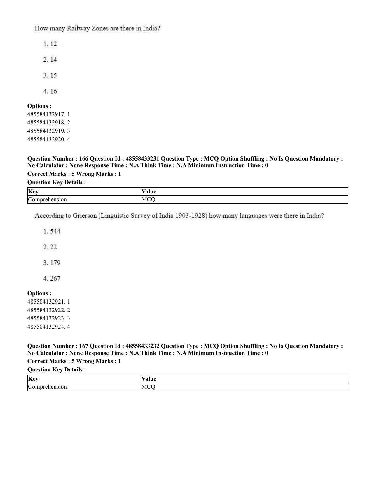 CUET 2023 English Assamese Shift 1 Question Papers - 18 June 2023 - Page 144
