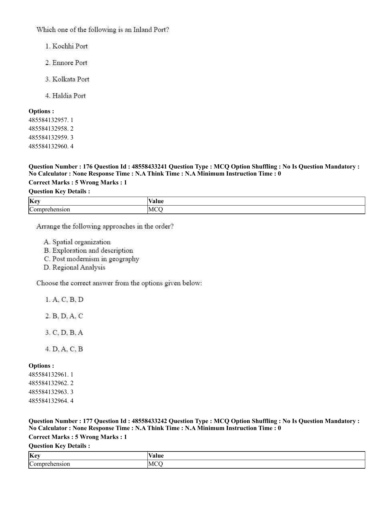 CUET 2023 English Assamese Shift 1 Question Papers - 18 June 2023 - Page 149
