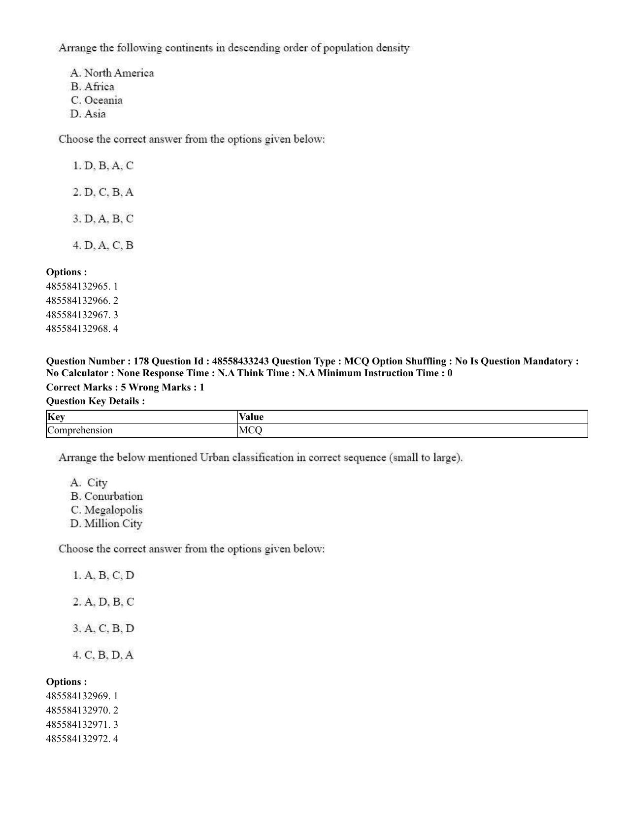 CUET 2023 English Assamese Shift 1 Question Papers - 18 June 2023 - Page 150