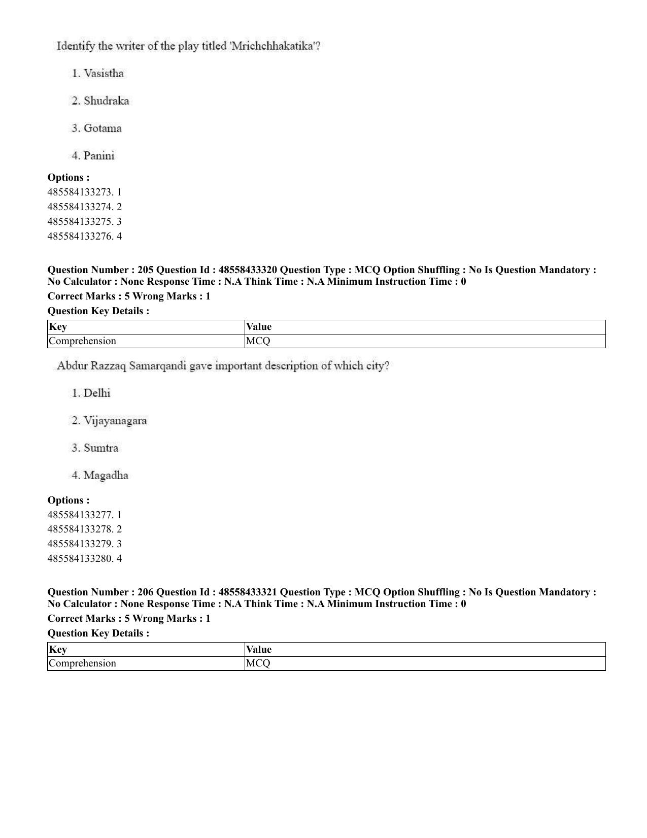 CUET 2023 English Assamese Shift 1 Question Papers - 18 June 2023 - Page 171