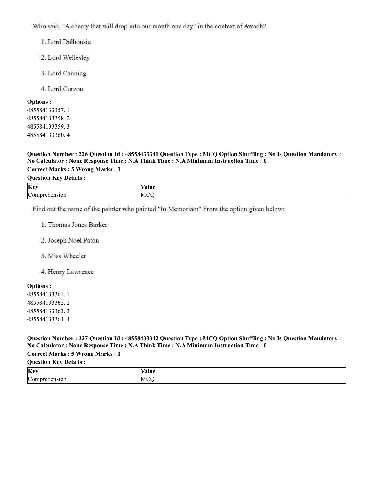 CUET 2023 English Assamese Shift 1 Question Papers - 18 June 2023 - Page 182