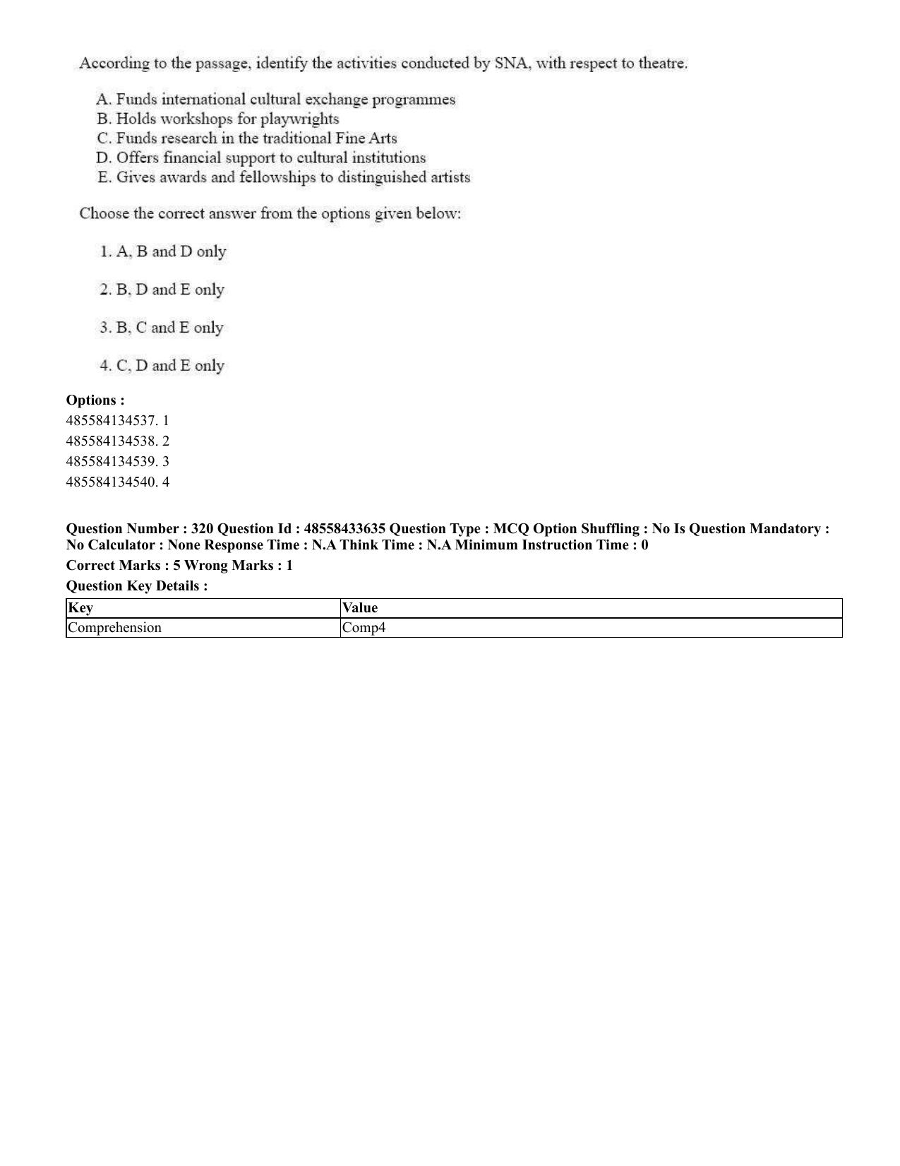 CUET 2023 English Assamese Shift 1 Question Papers - 18 June 2023 - Page 283
