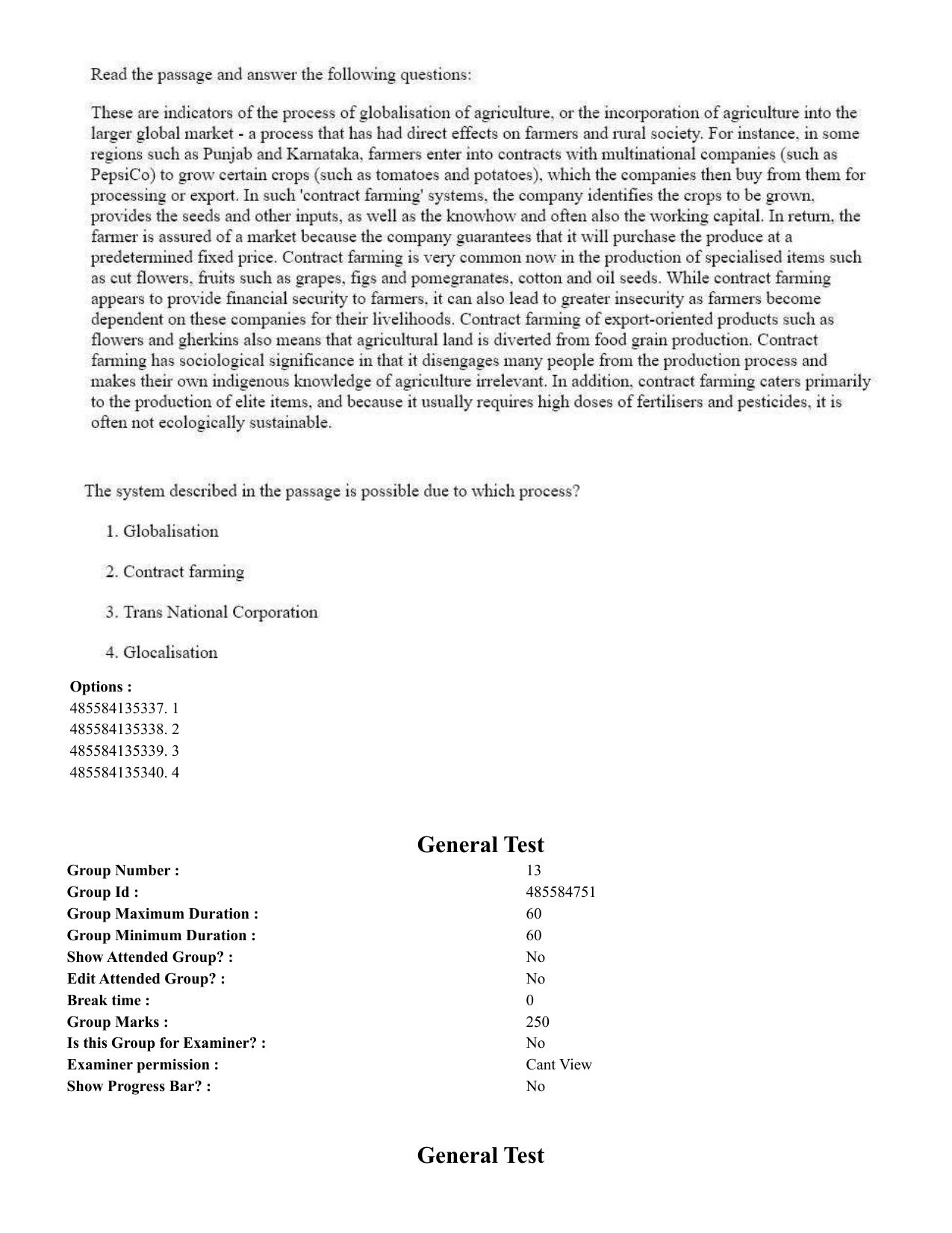 CUET 2023 English Assamese Shift 1 Question Papers - 18 June 2023 - Page 453
