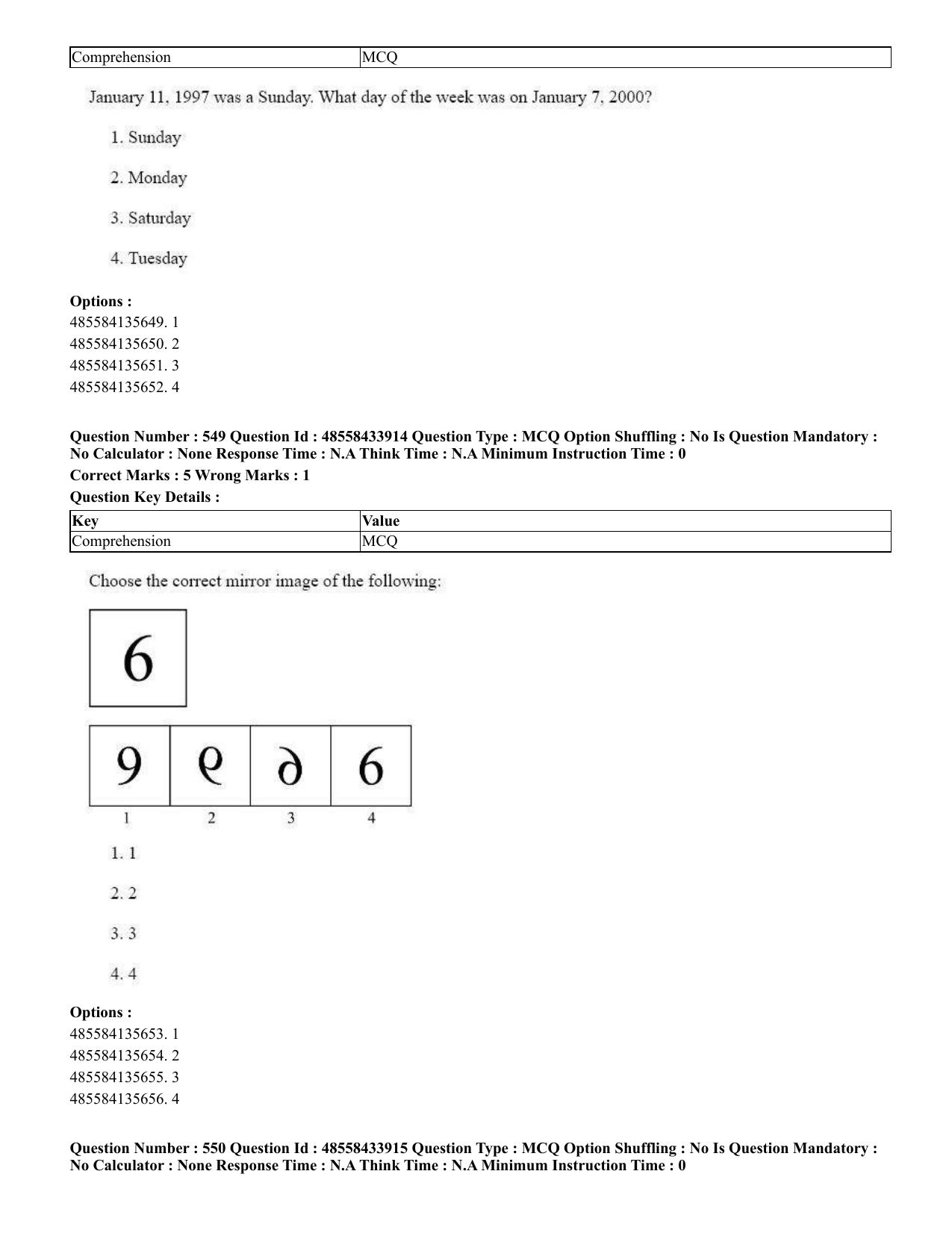 CUET 2023 English Assamese Shift 1 Question Papers - 18 June 2023 - Page 469