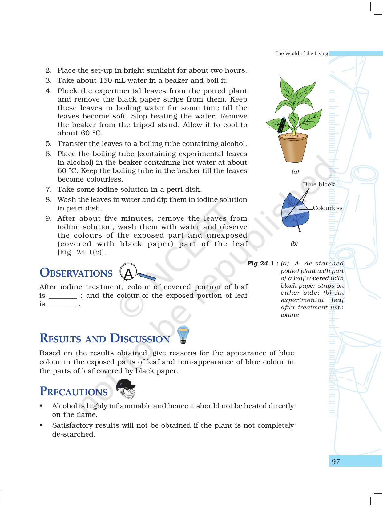 NCERT Laboratory Manuals for Class X Science - The World of Living - Page 5