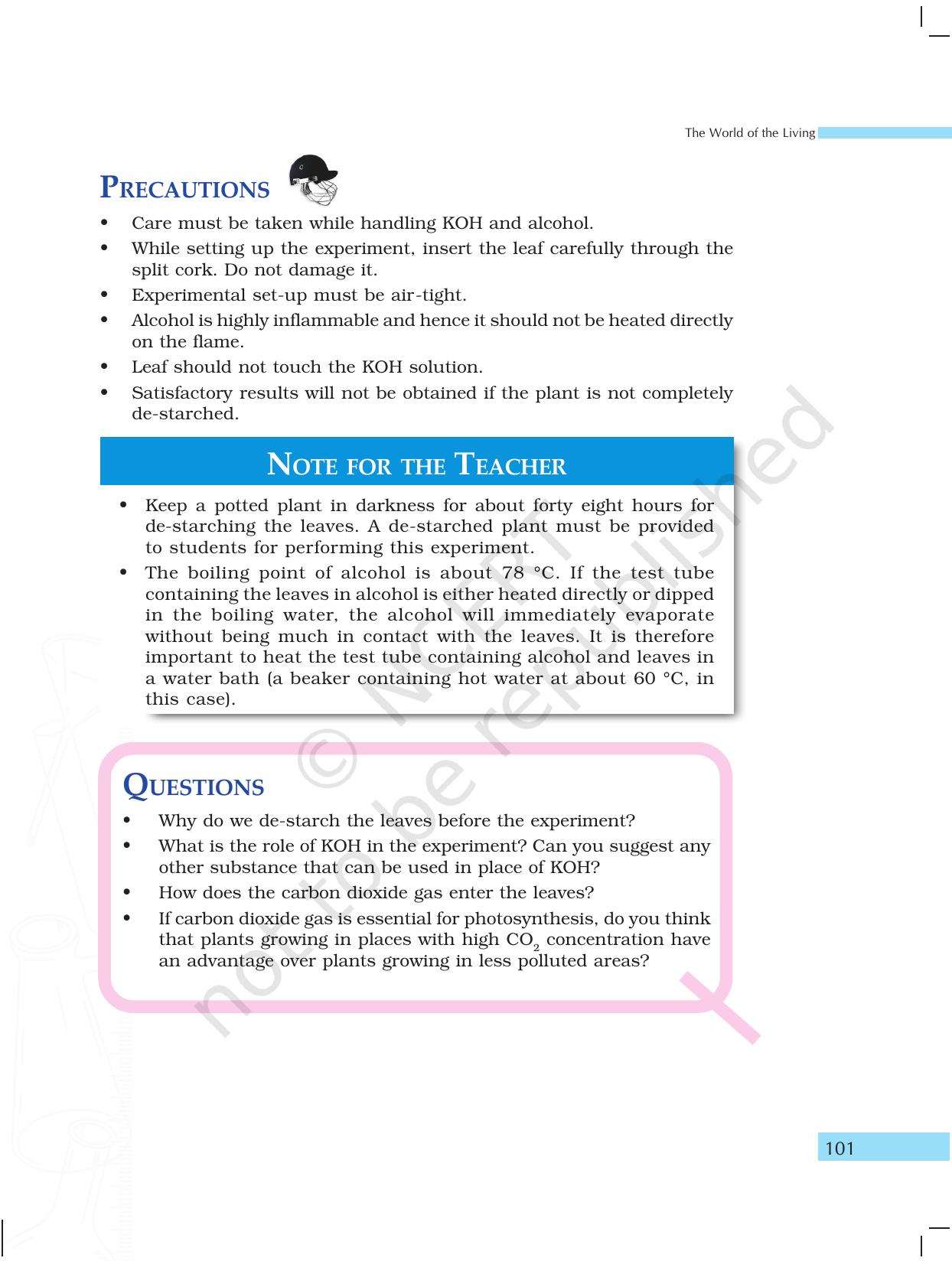 NCERT Laboratory Manuals for Class X Science - The World of Living - Page 9