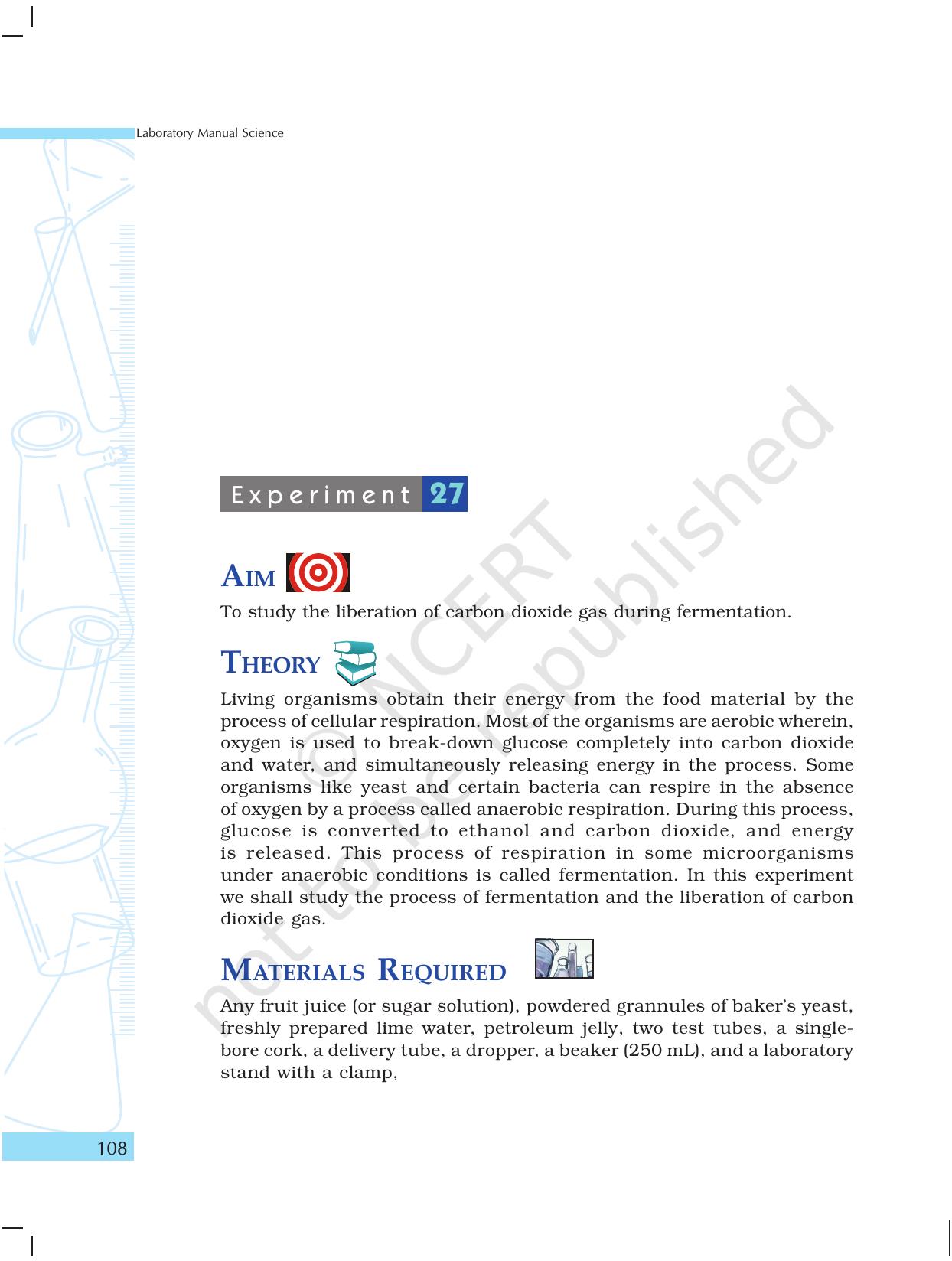 NCERT Laboratory Manuals for Class X Science - The World of Living - Page 16