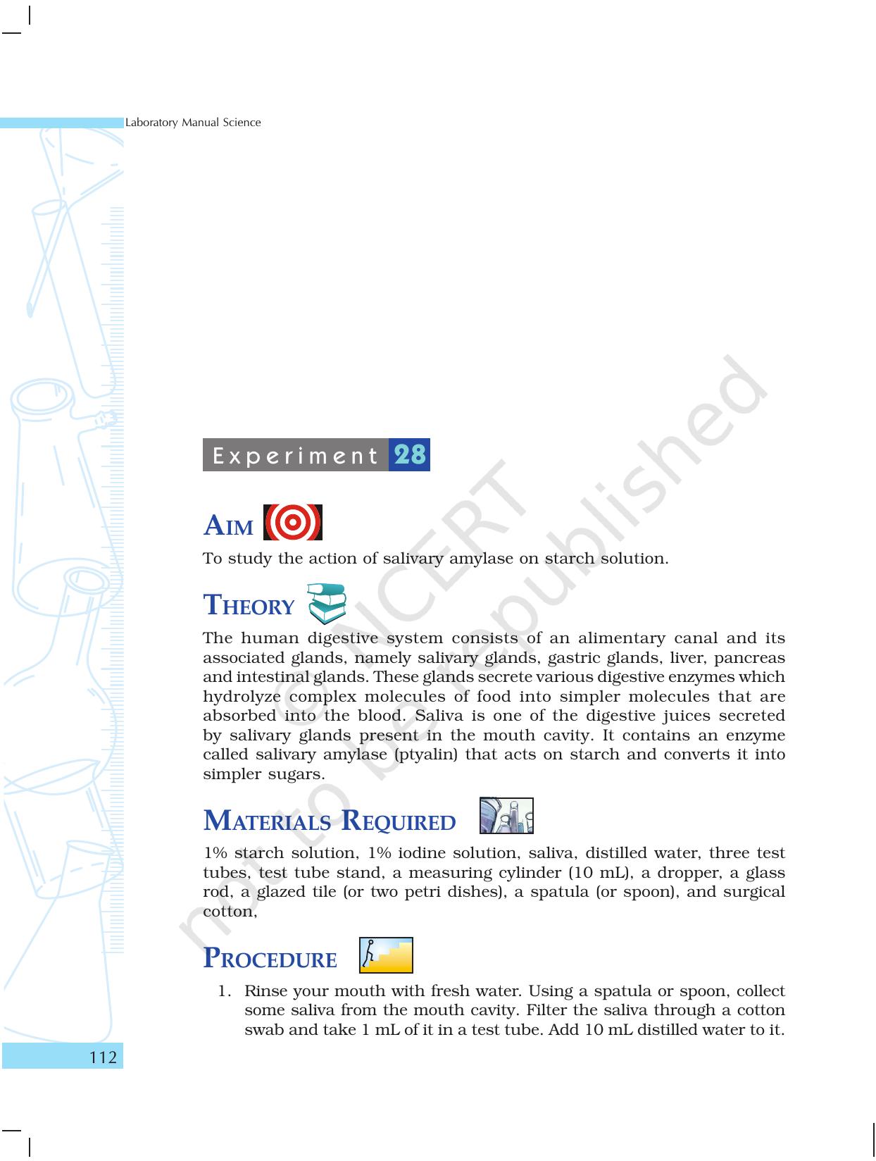 NCERT Laboratory Manuals for Class X Science - The World of Living - Page 20