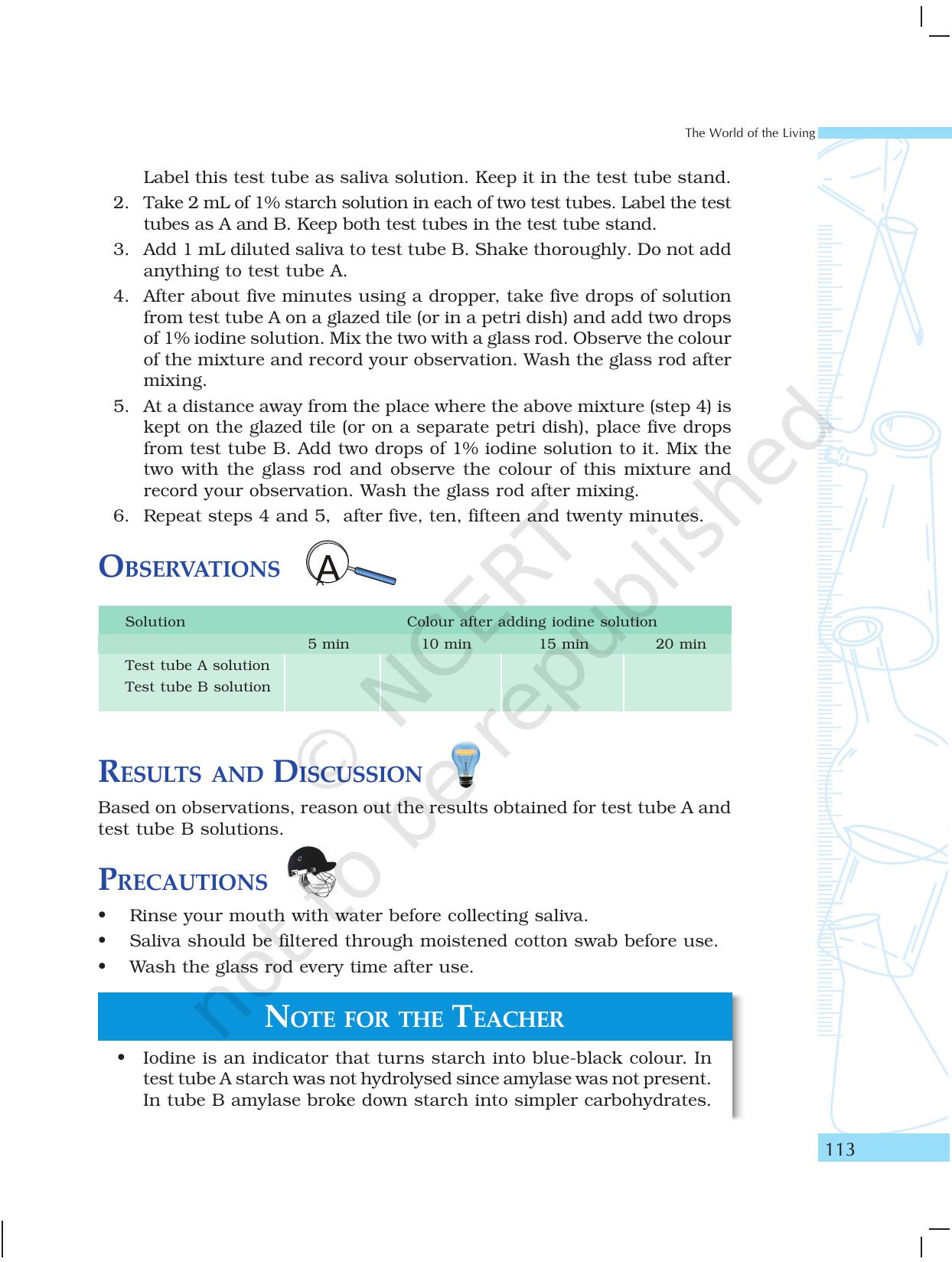 NCERT Laboratory Manuals for Class X Science - The World of Living - Page 21