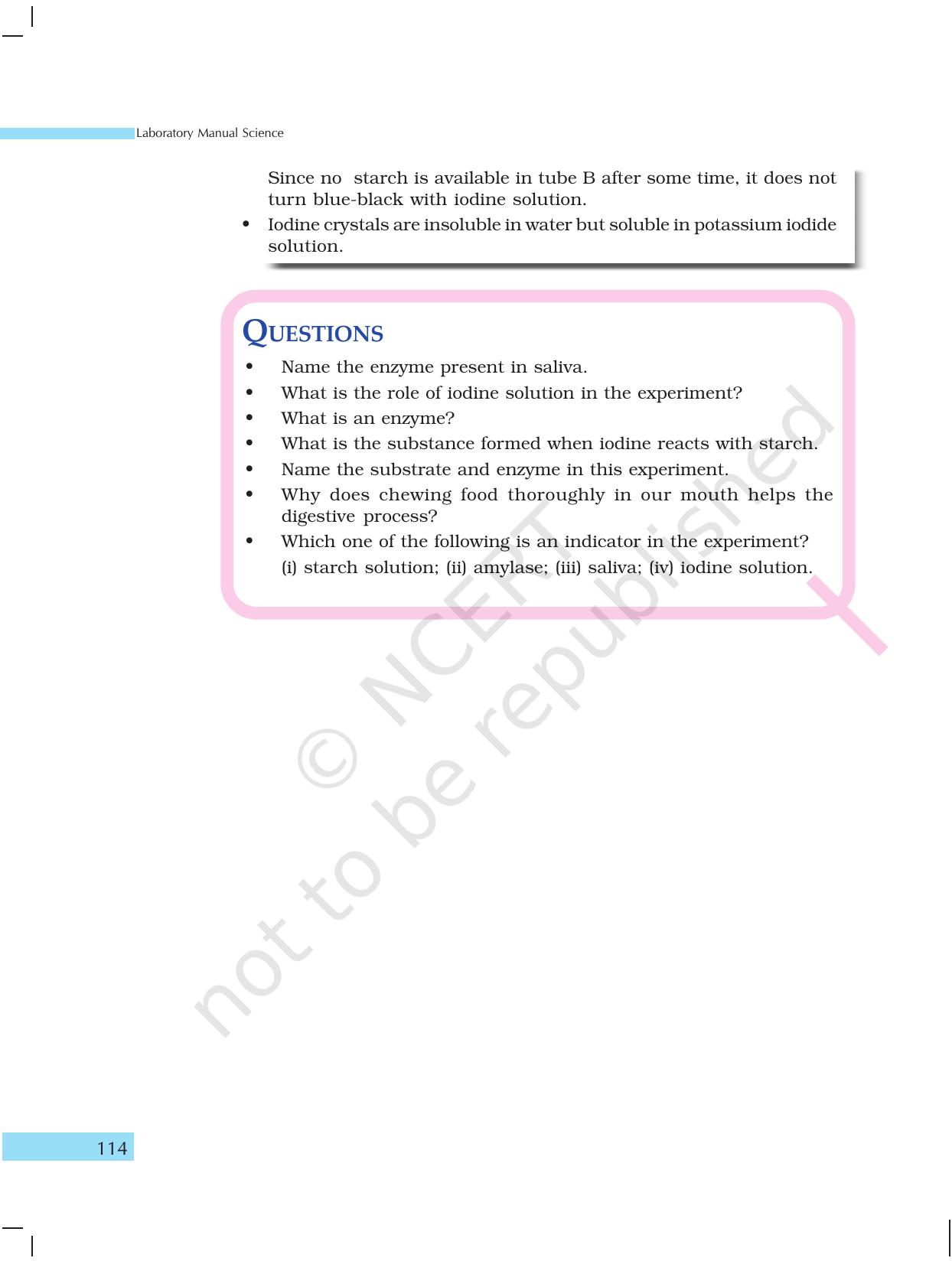 NCERT Laboratory Manuals for Class X Science - The World of Living - Page 22