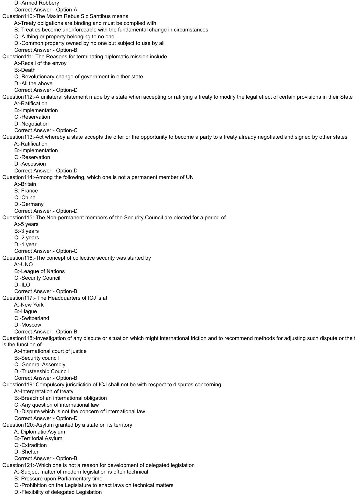 Kerala CEE LLM 2021 Question Paper With Answers - Page 10