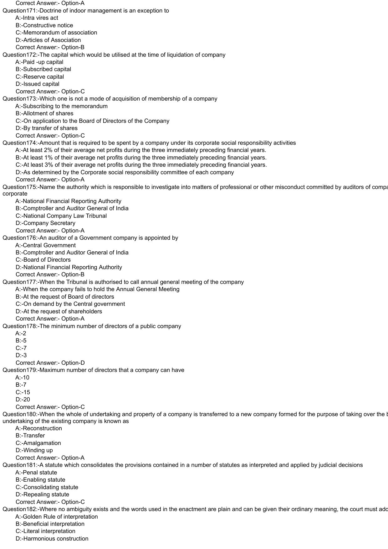 Kerala CEE LLM 2021 Question Paper With Answers - Page 15