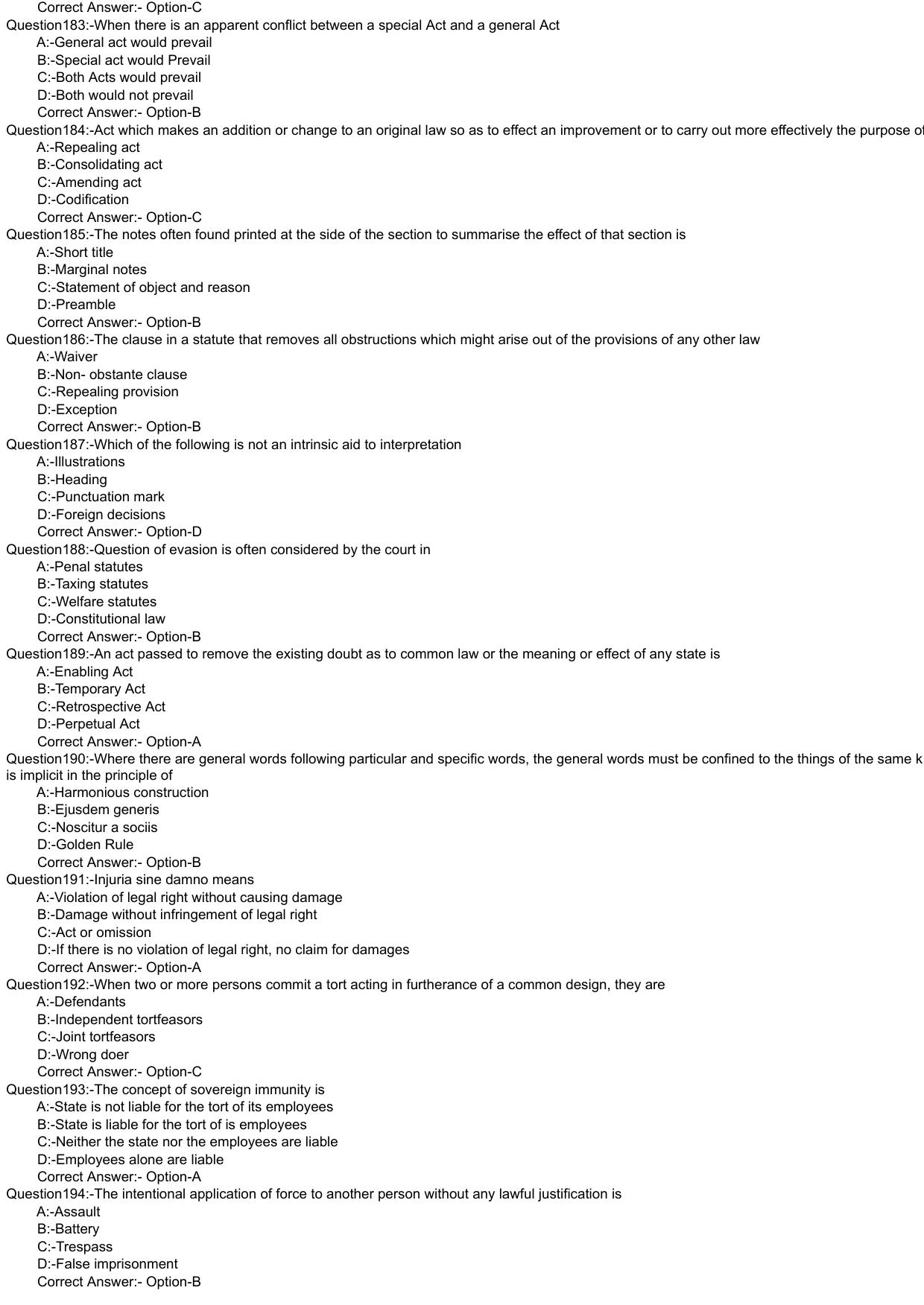 Kerala CEE LLM 2021 Question Paper With Answers - Page 16