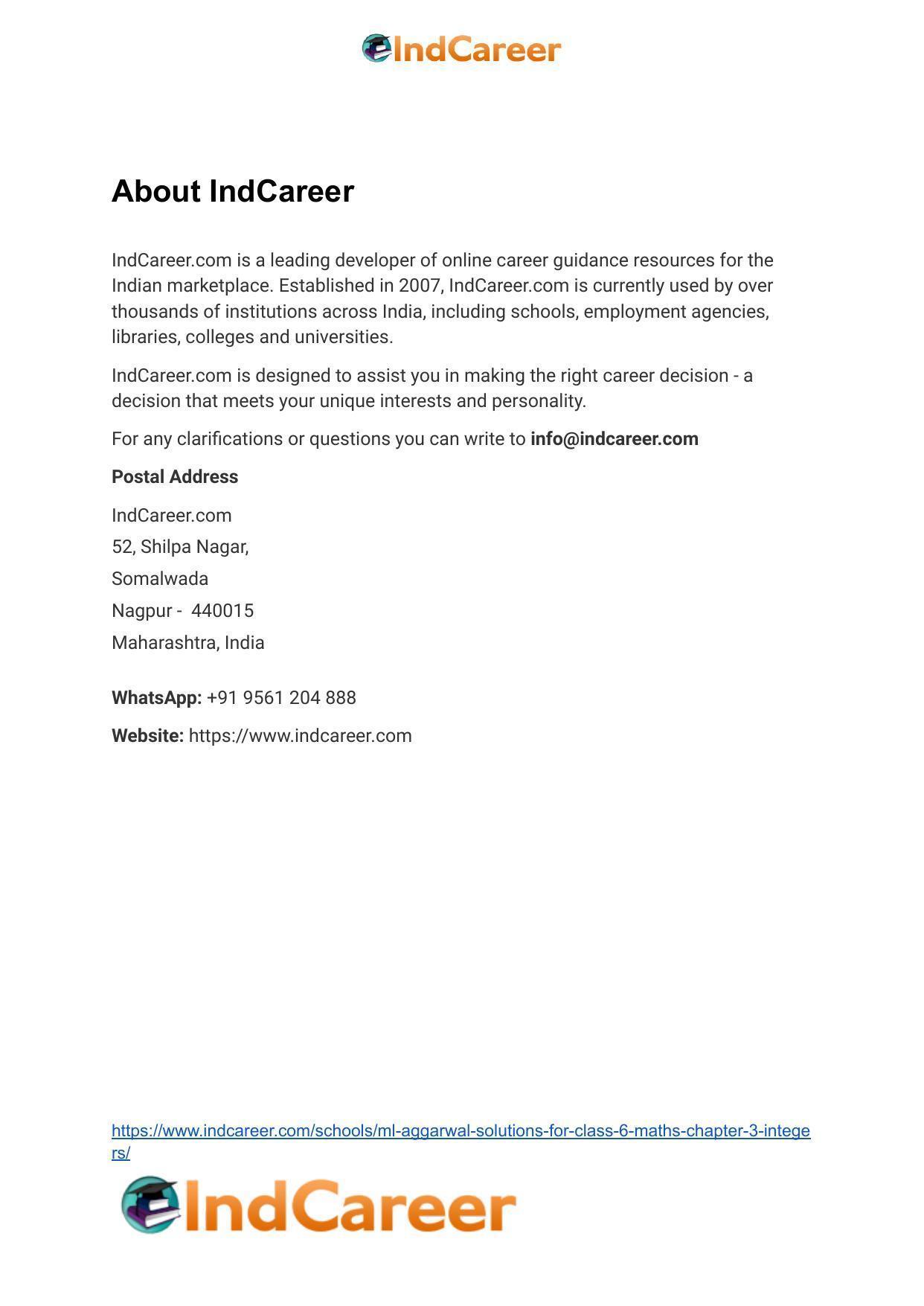 ML Aggarwal Solutions for Class 6 Maths Chapter 3- Integers - Page 12