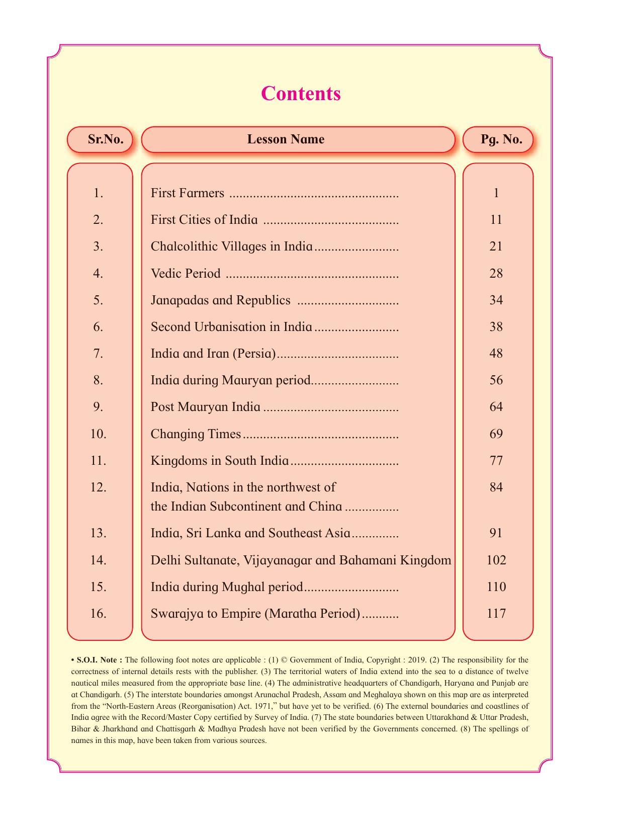 Maharashtra Board Class 11 History Textbook - Page 10