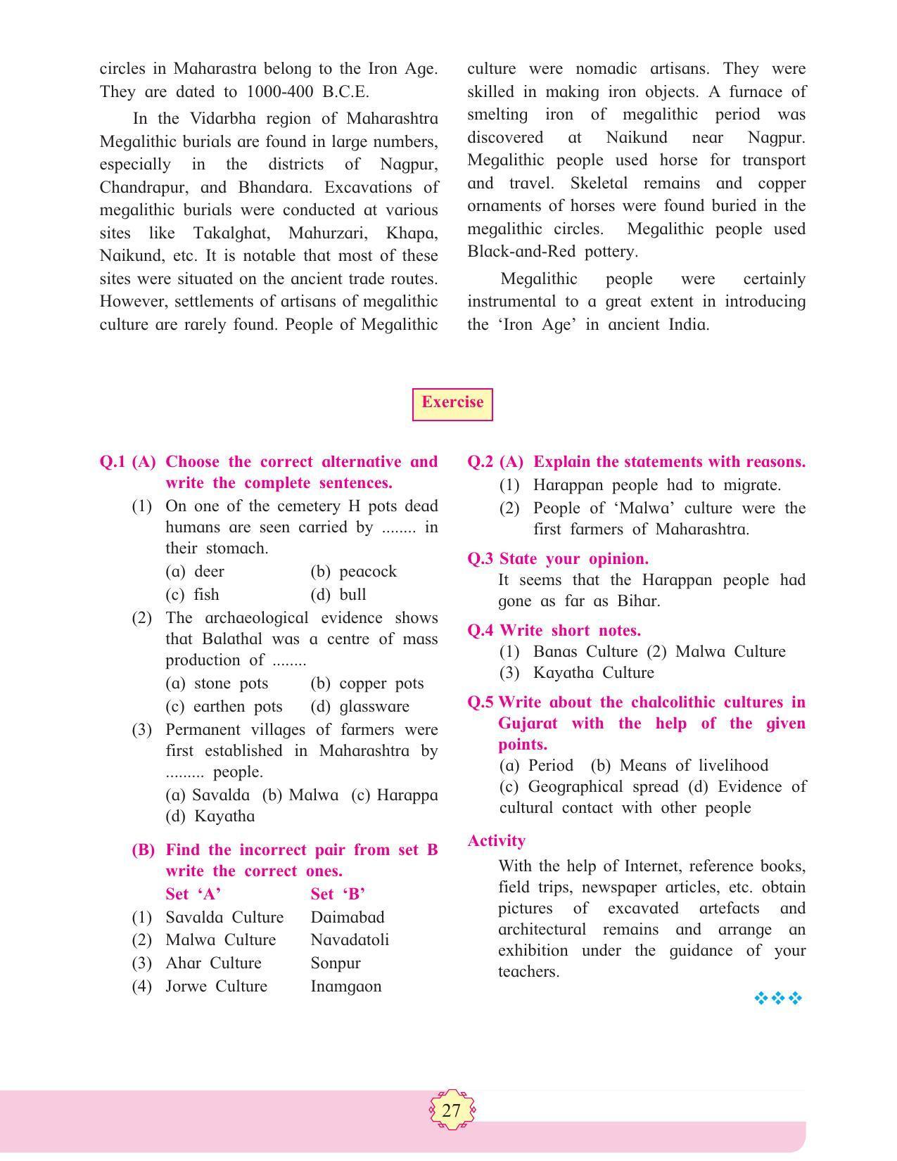 Maharashtra Board Class 11 History Textbook - Page 37