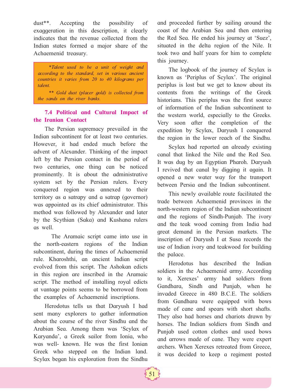 Maharashtra Board Class 11 History Textbook - Page 61
