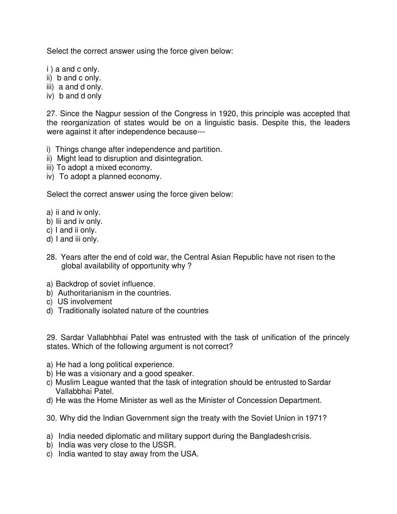 CBSE Class 12th Political Science Sample Question Paper 2021-22 - Page 6