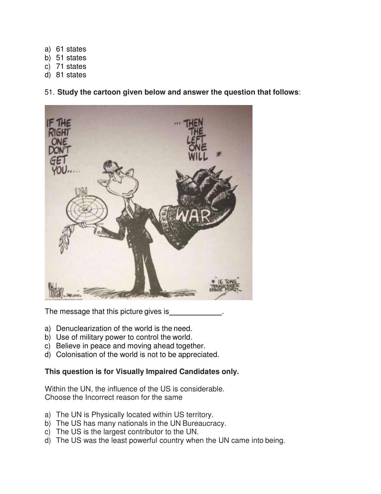 CBSE Class 12th Political Science Sample Question Paper 2021-22 - Page 12