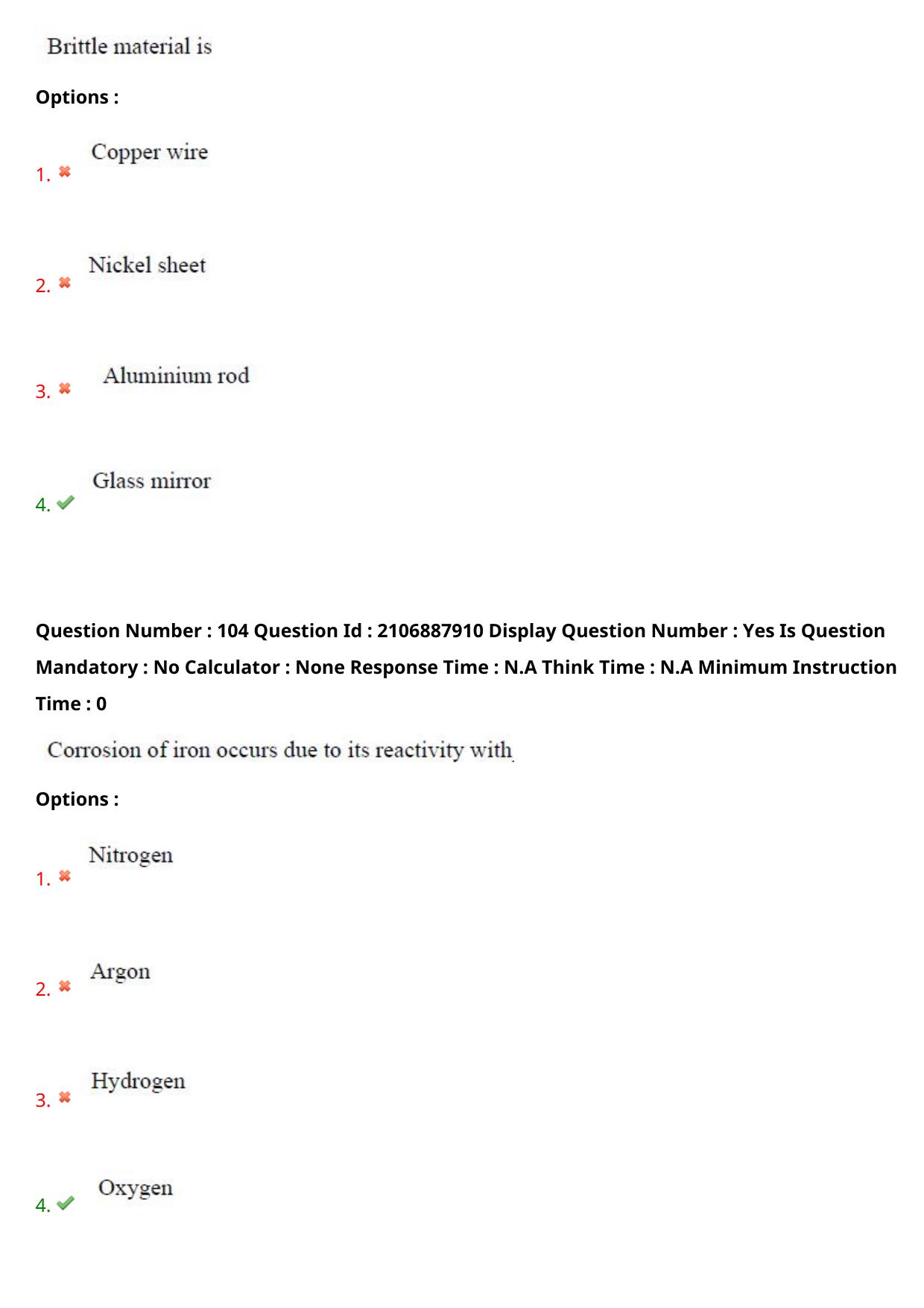 AP ECET 2024 Chemical Engineering 08th May 2024 (Shift 1) Question Paper wth Key - Page 67