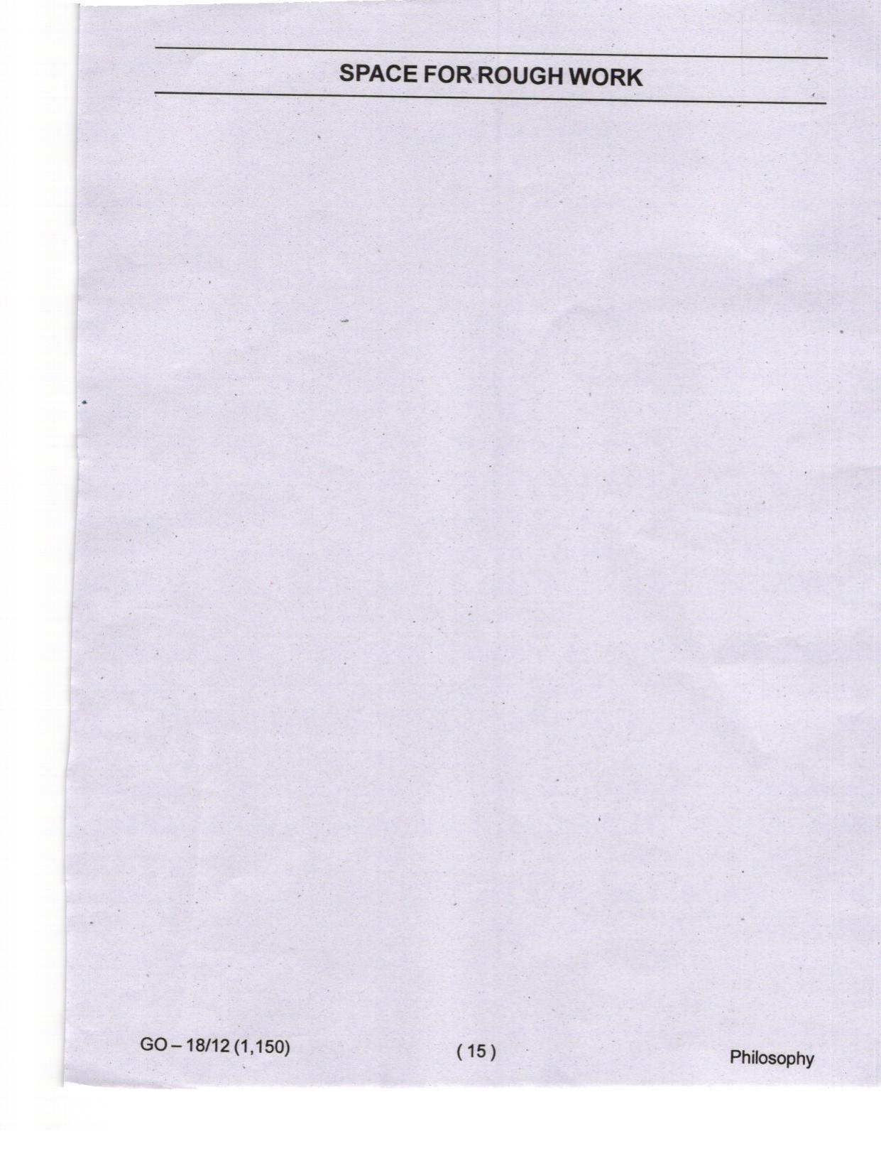 Odisha CPET 2024 PHILOSOPHY Question Papers - Page 15