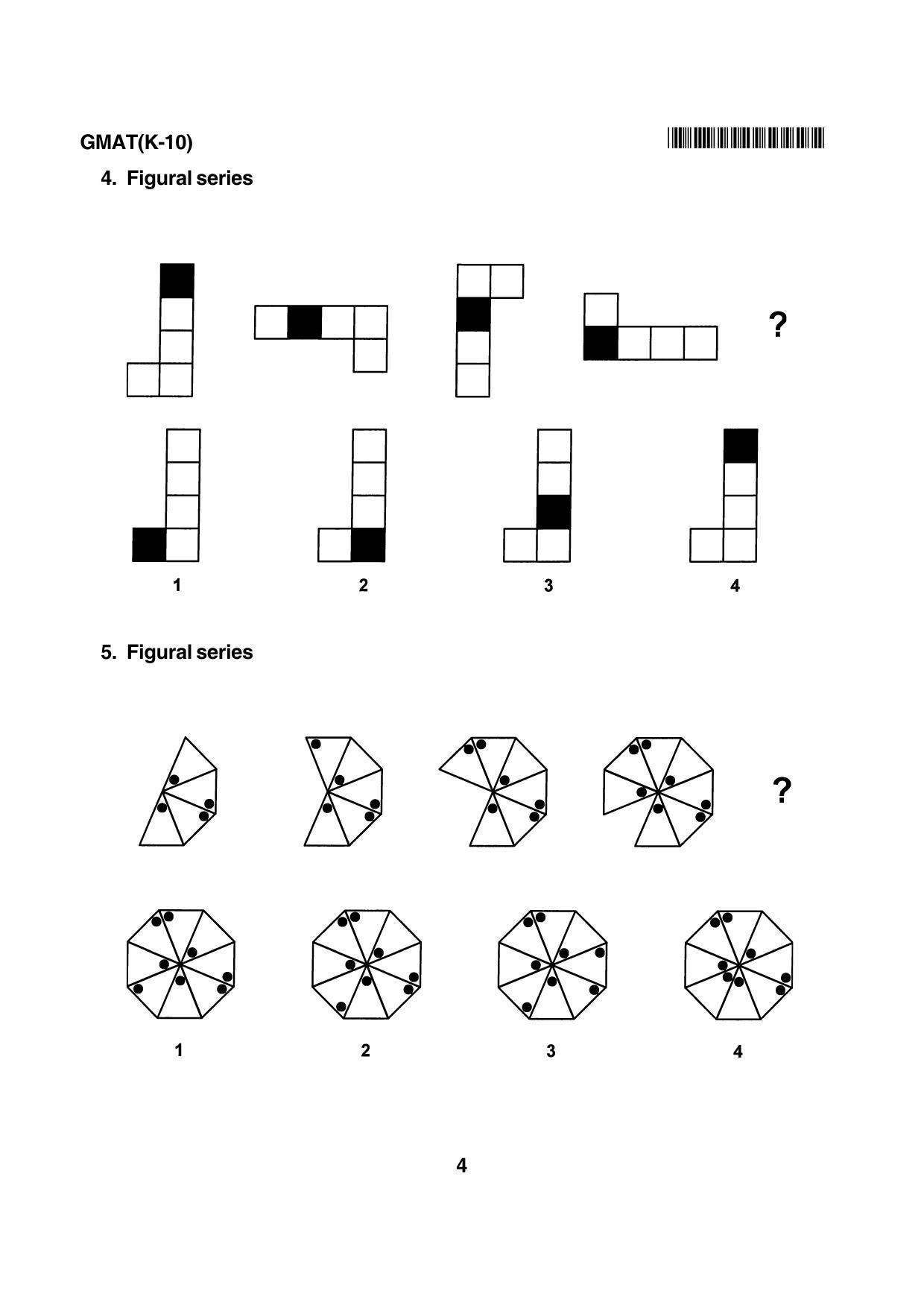 Karnataka NTSE 2013 MAT Question Paper - Page 4
