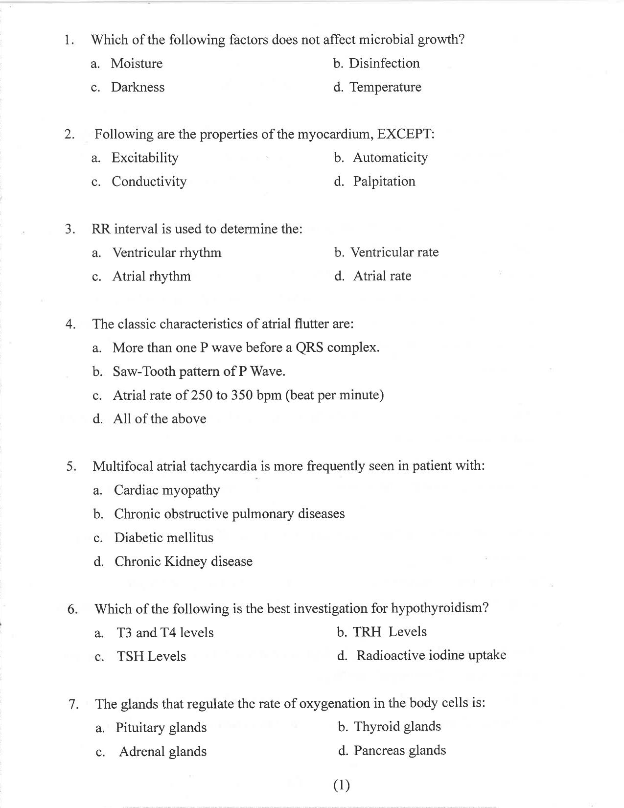 HP M.Sc. Nursing 2021 Question Paper Answer Key - Page 4