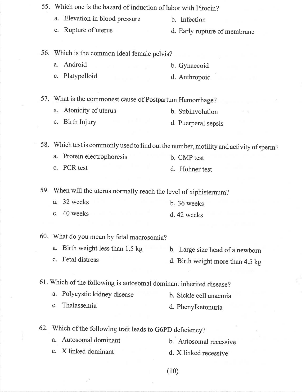 HP M.Sc. Nursing 2021 Question Paper Answer Key - Page 7