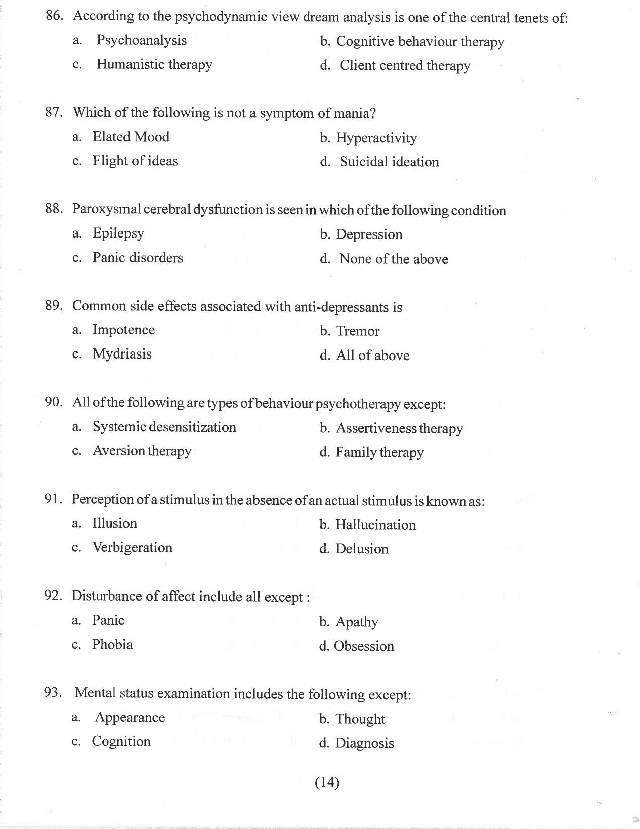 HP M.Sc. Nursing 2021 Question Paper Answer Key - Page 11