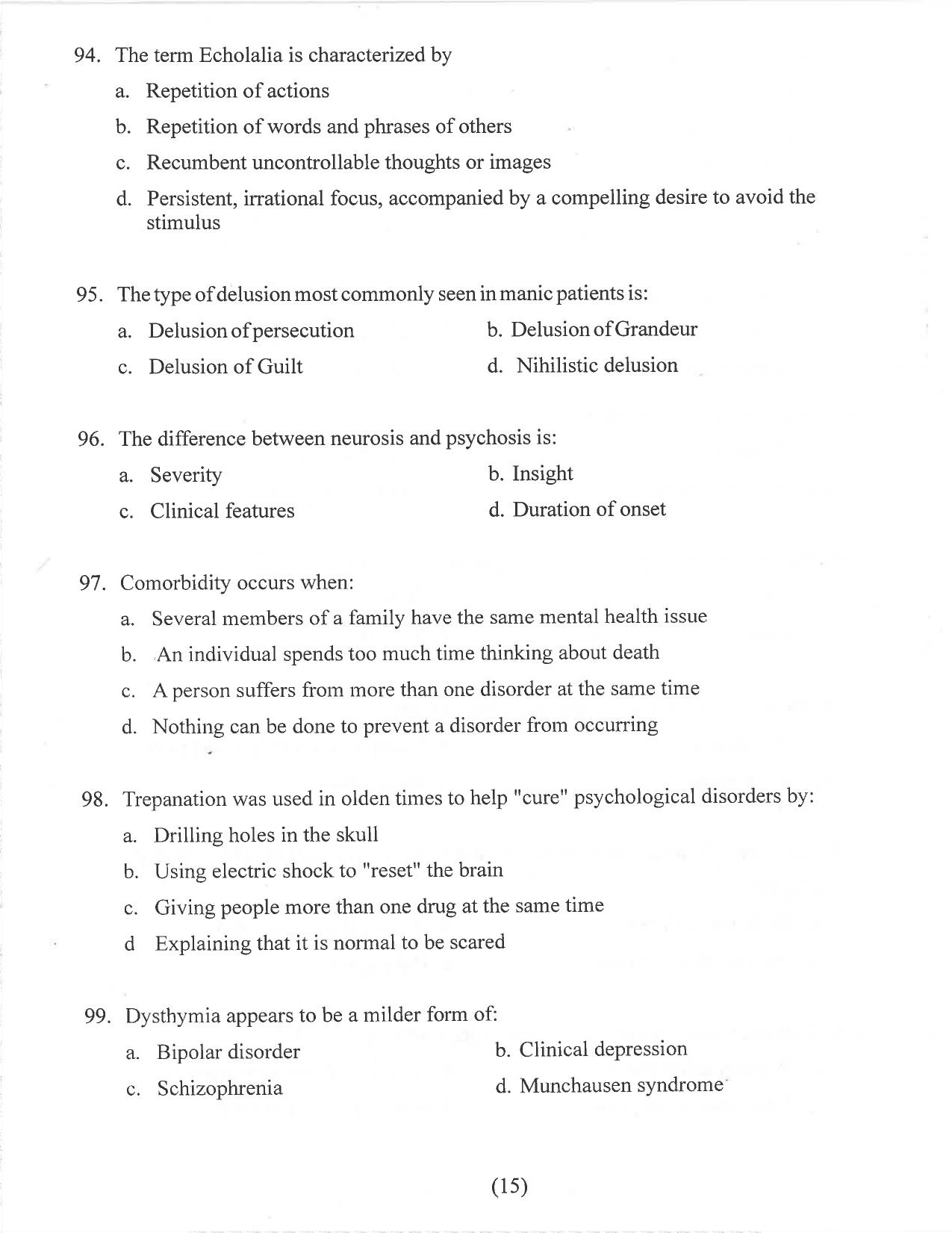 HP M.Sc. Nursing 2021 Question Paper Answer Key - Page 12