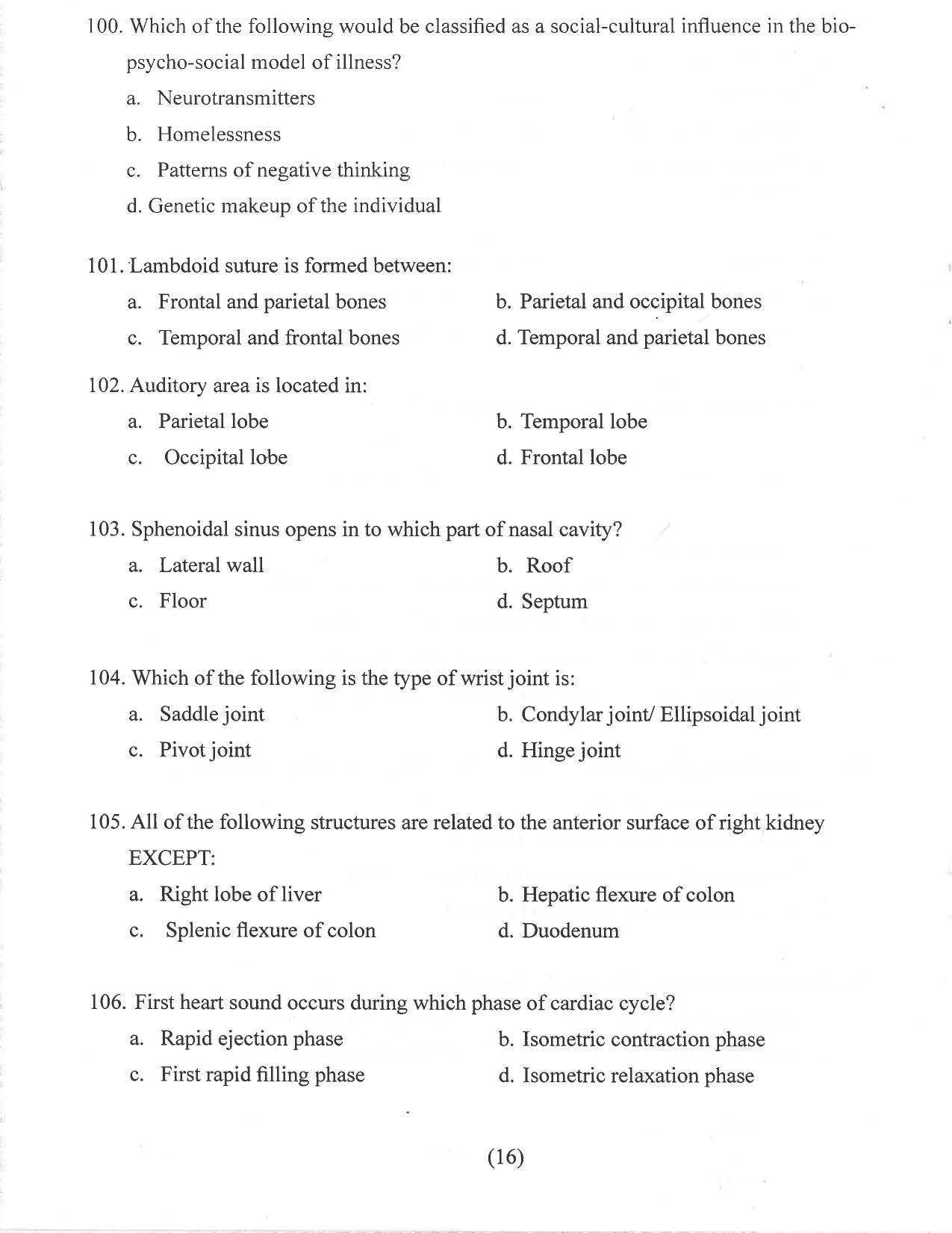 HP M.Sc. Nursing 2021 Question Paper Answer Key - Page 13