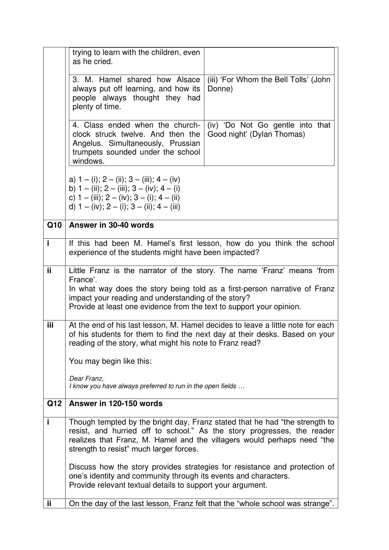 CBSE Class XII English Core Question Bank - Page 6