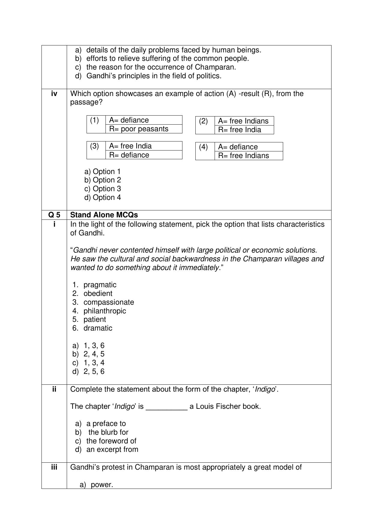 CBSE Class XII English Core Question Bank - Page 23