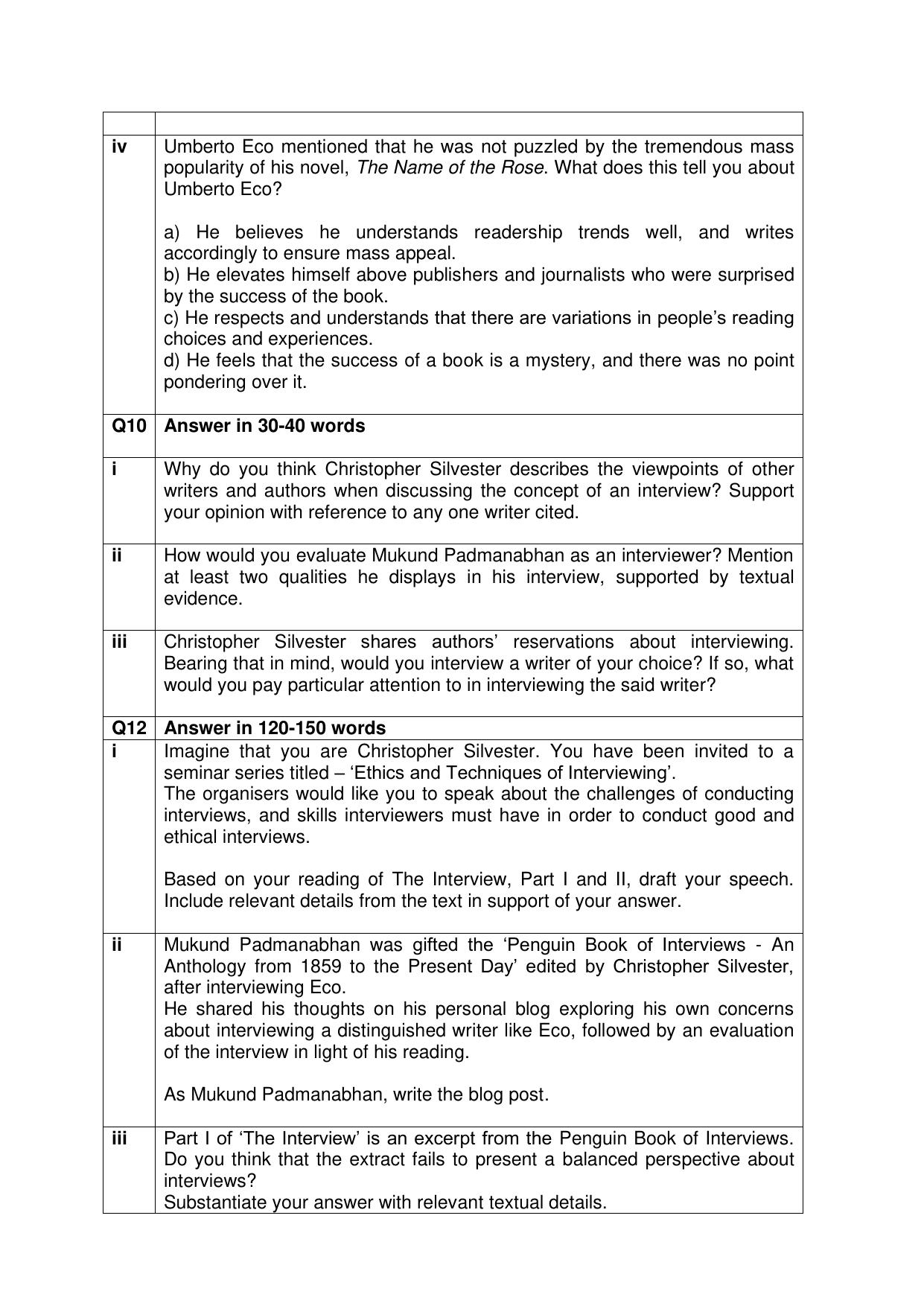 CBSE Class XII English Core Question Bank - Page 32
