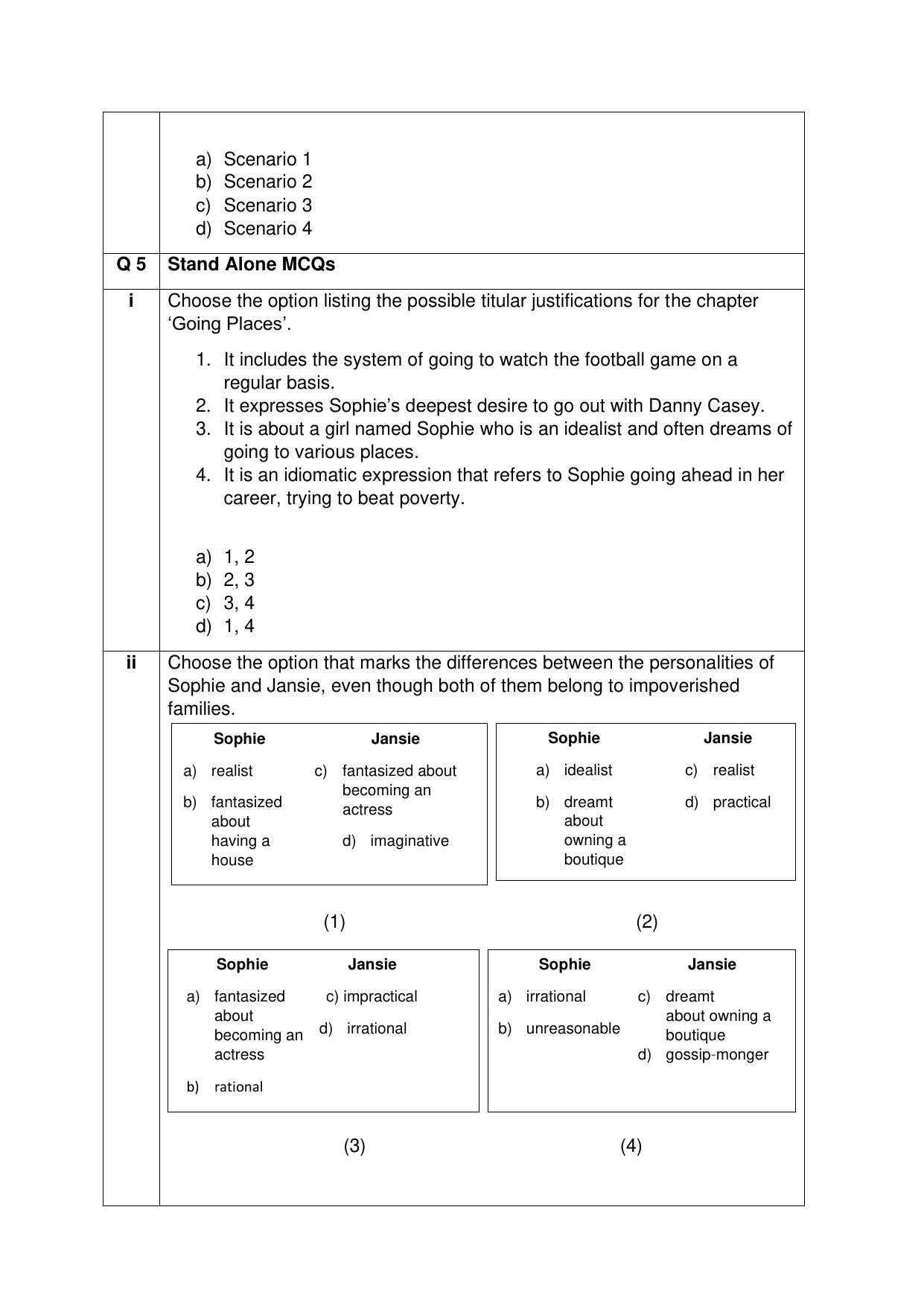 CBSE Class XII English Core Question Bank - Page 36