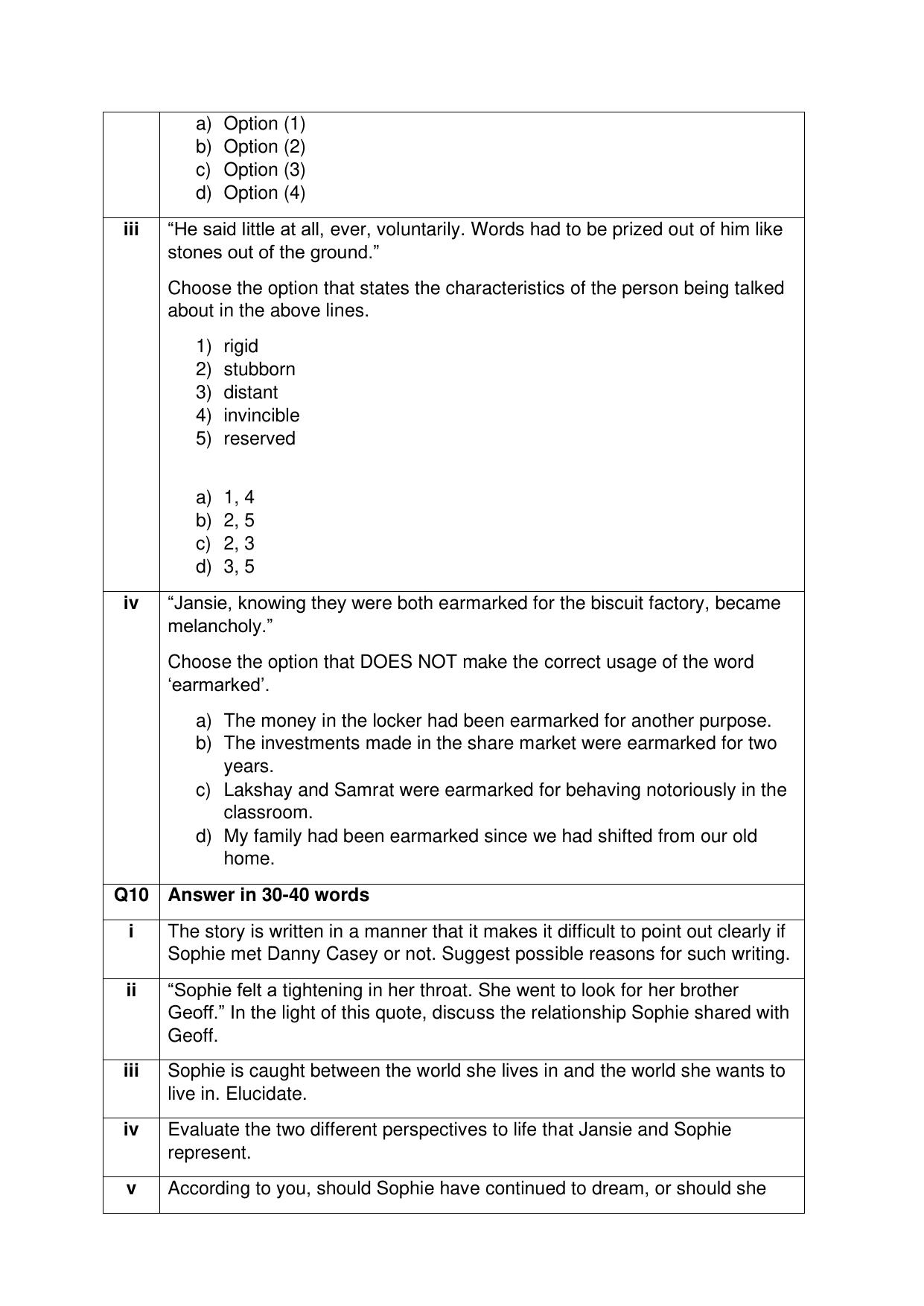 CBSE Class XII English Core Question Bank - Page 37