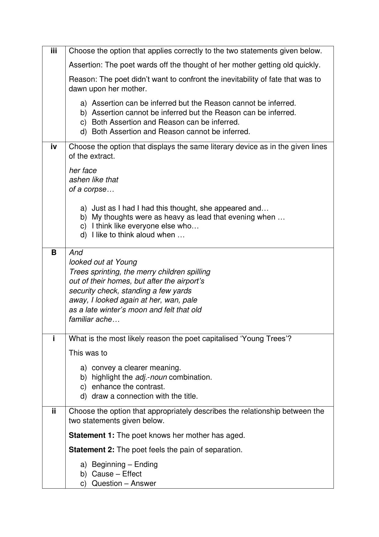 CBSE Class XII English Core Question Bank - Page 40