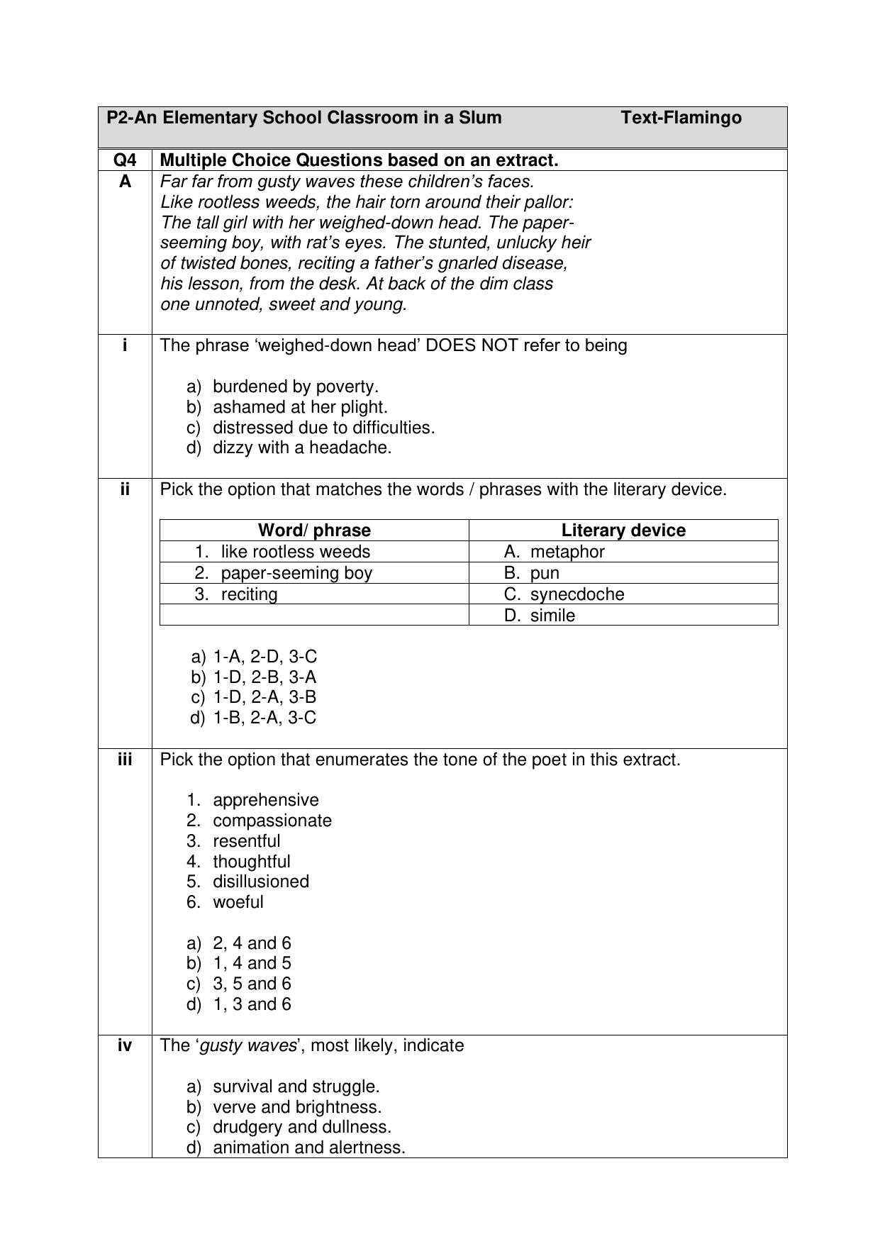 CBSE Class XII English Core Question Bank - Page 43