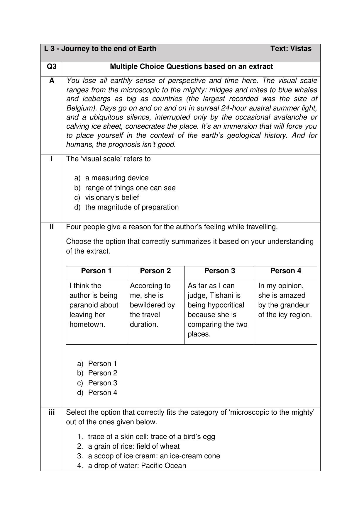 CBSE Class XII English Core Question Bank - Page 73