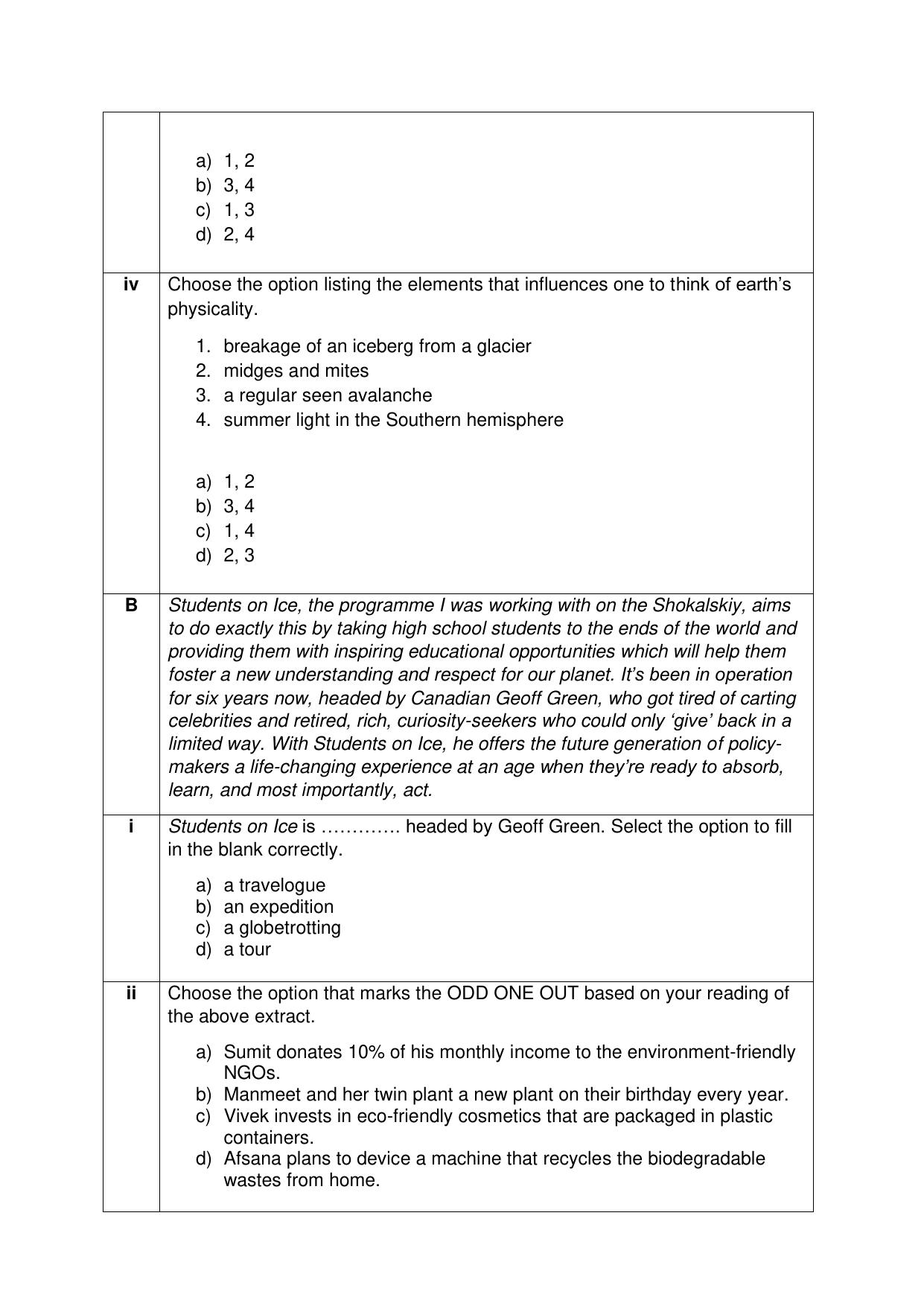 CBSE Class XII English Core Question Bank - Page 74