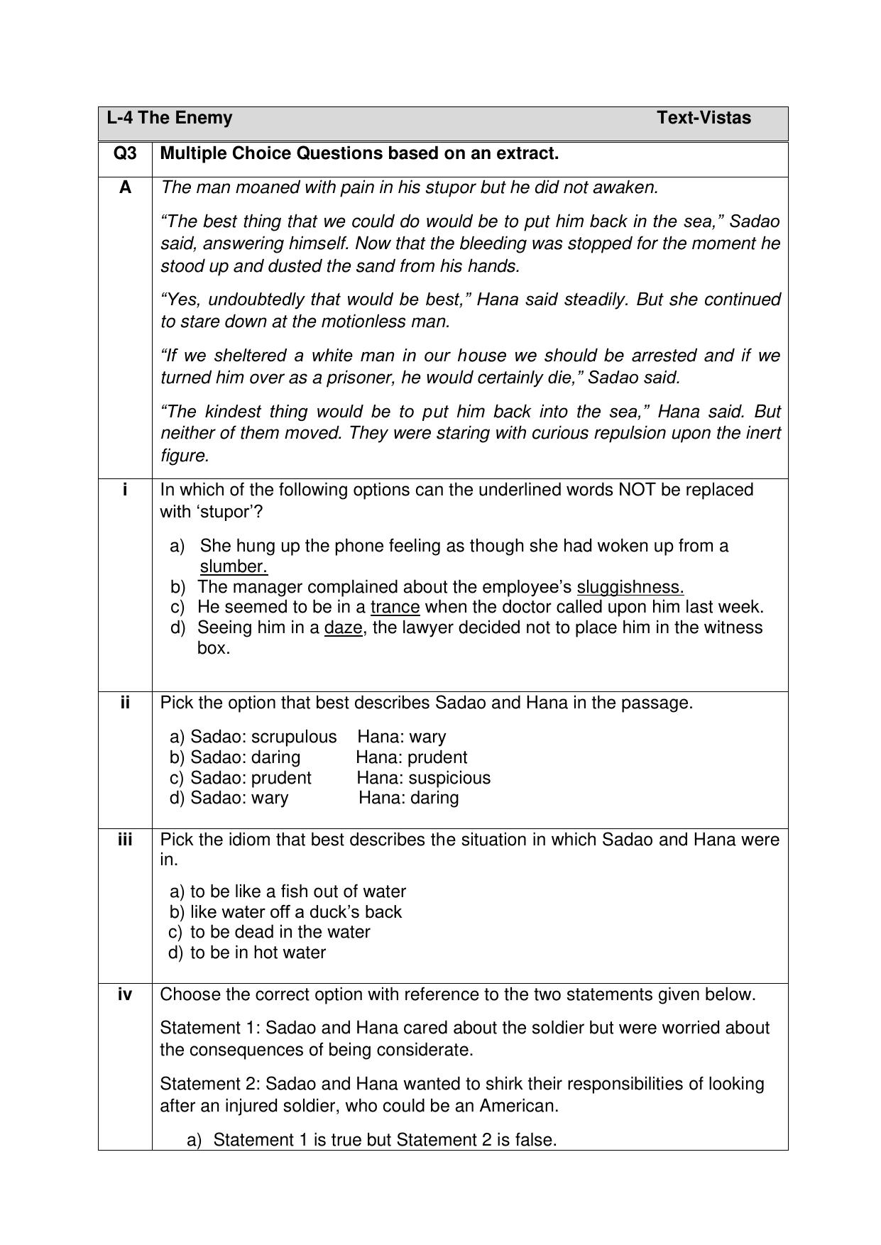 CBSE Class XII English Core Question Bank - Page 79