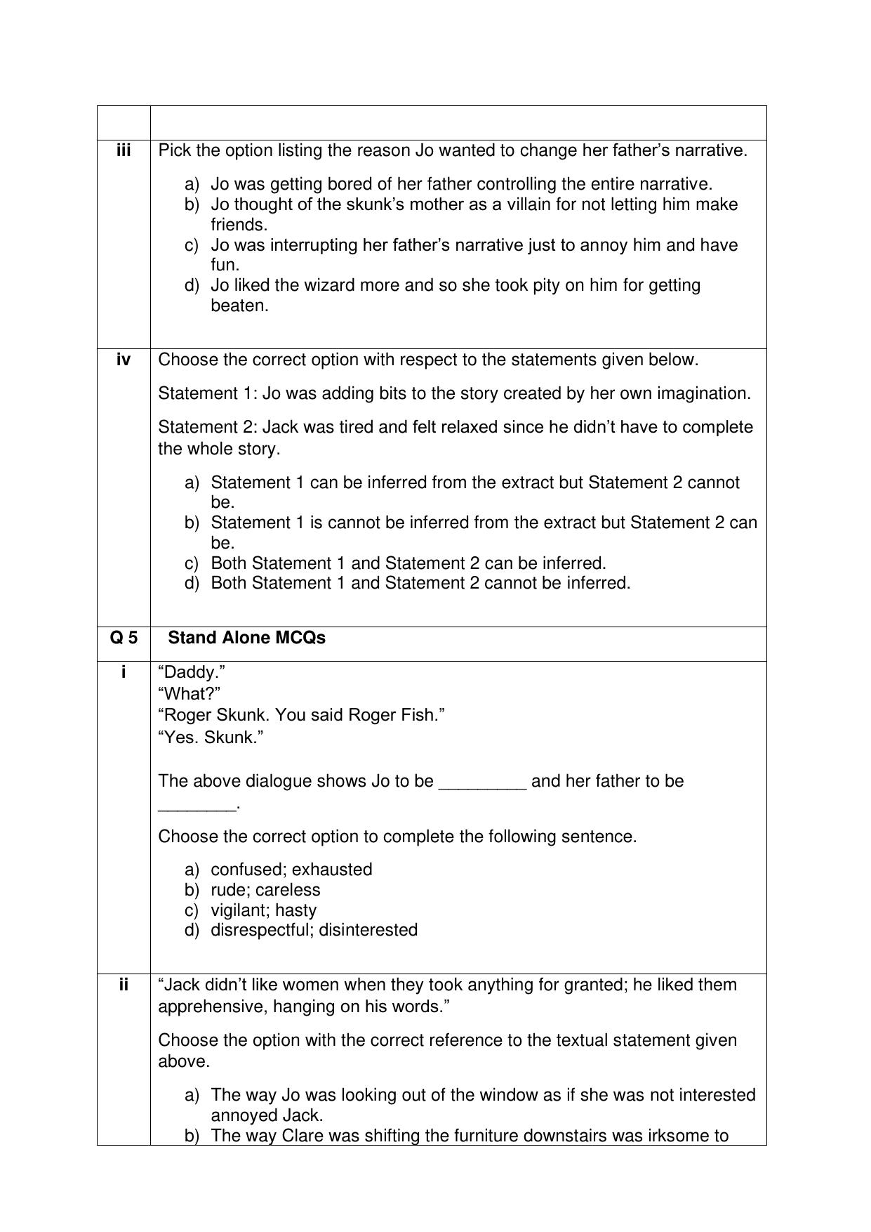 CBSE Class XII English Core Question Bank - Page 85