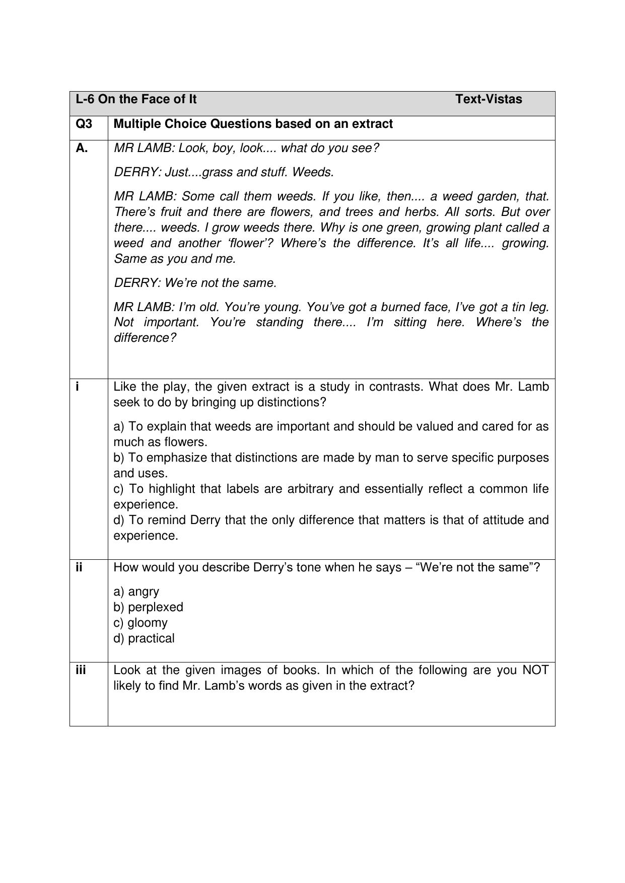 CBSE Class XII English Core Question Bank - Page 87
