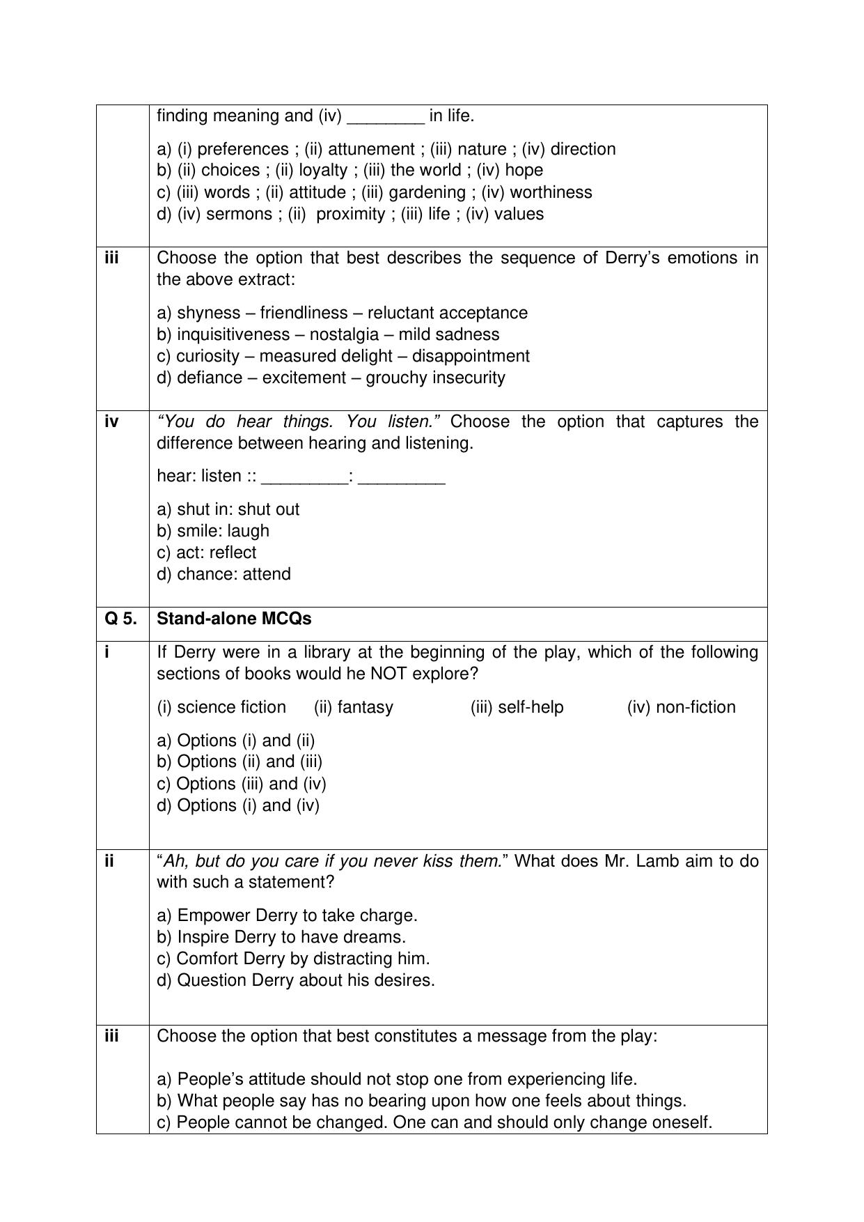 CBSE Class XII English Core Question Bank - Page 89
